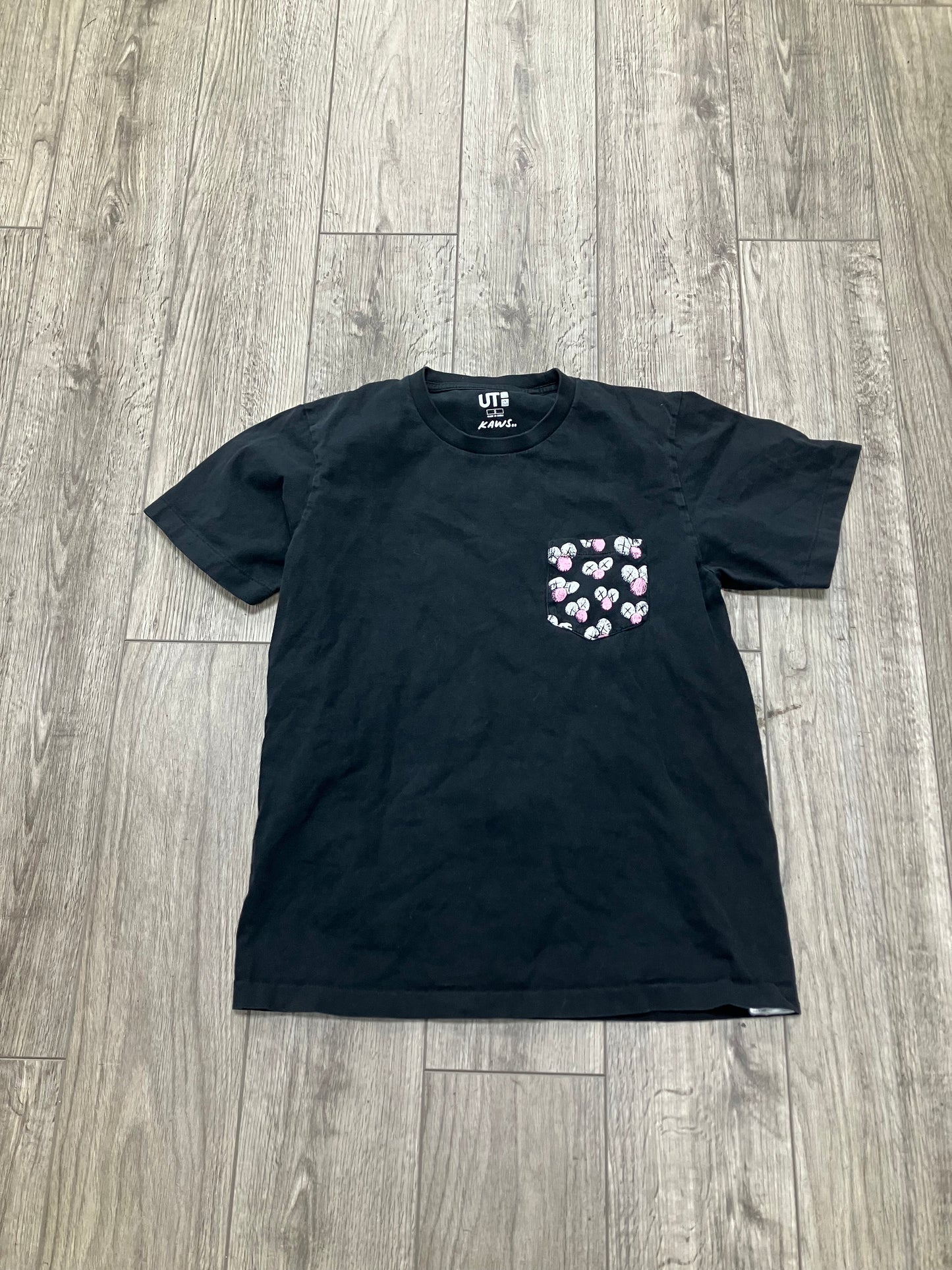 Kaws Uniqlo Pocket Tee Size Small