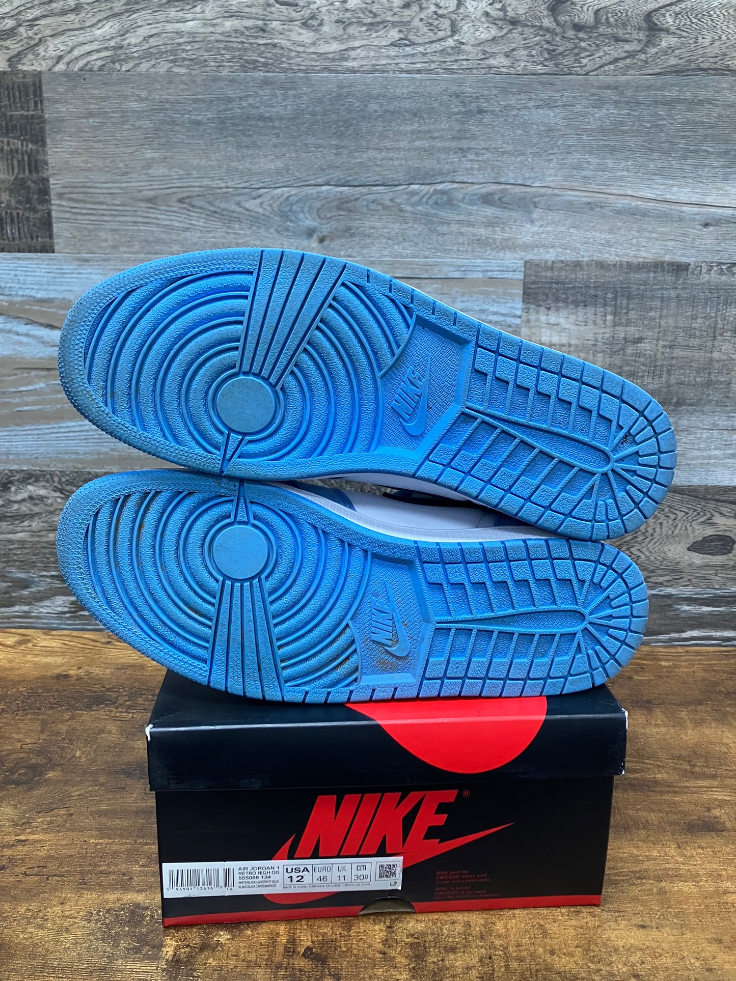 Jordan 1 University Blue Size 12