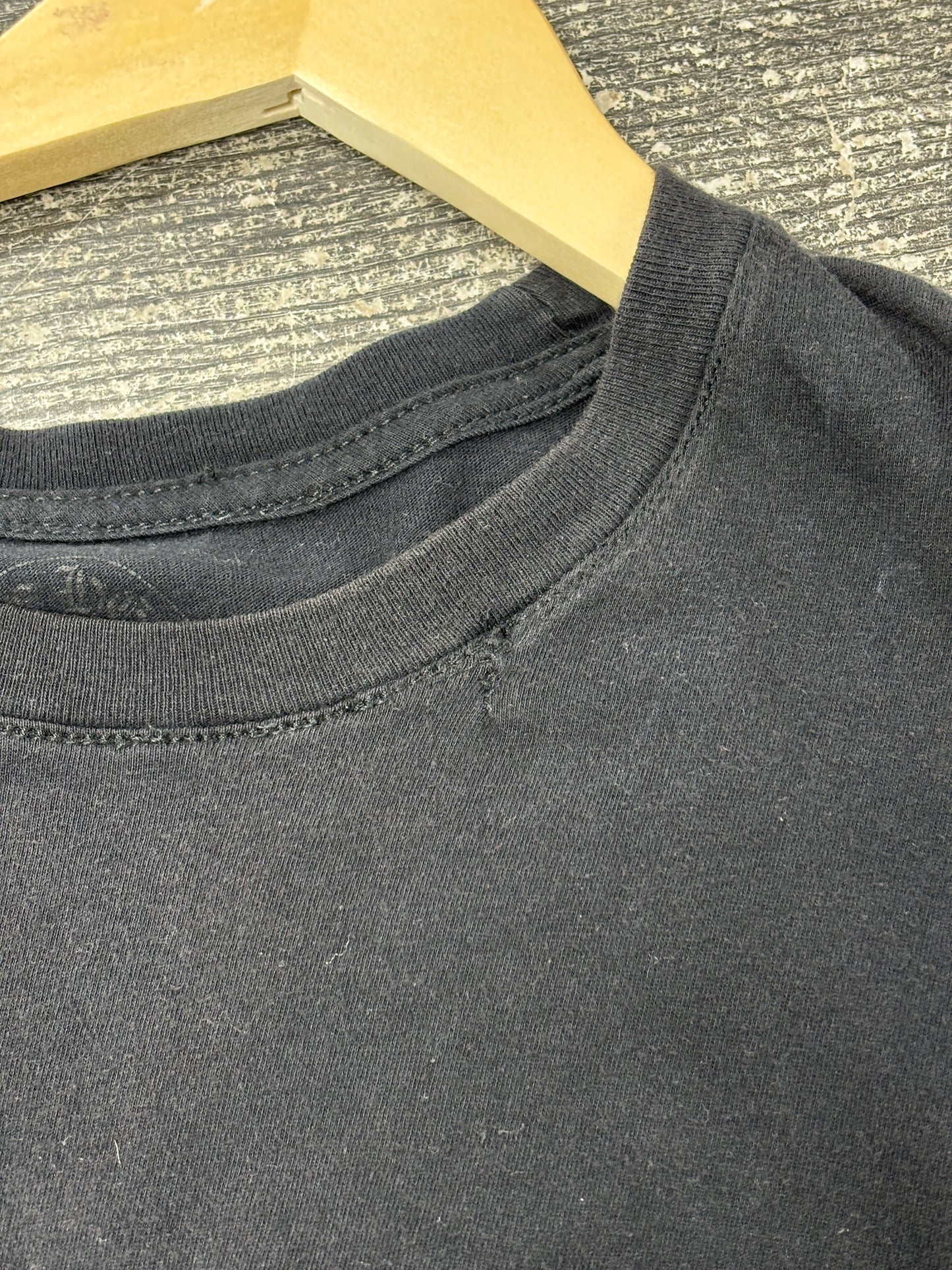Chrome hearts t bar vertical logo tee shirt Large