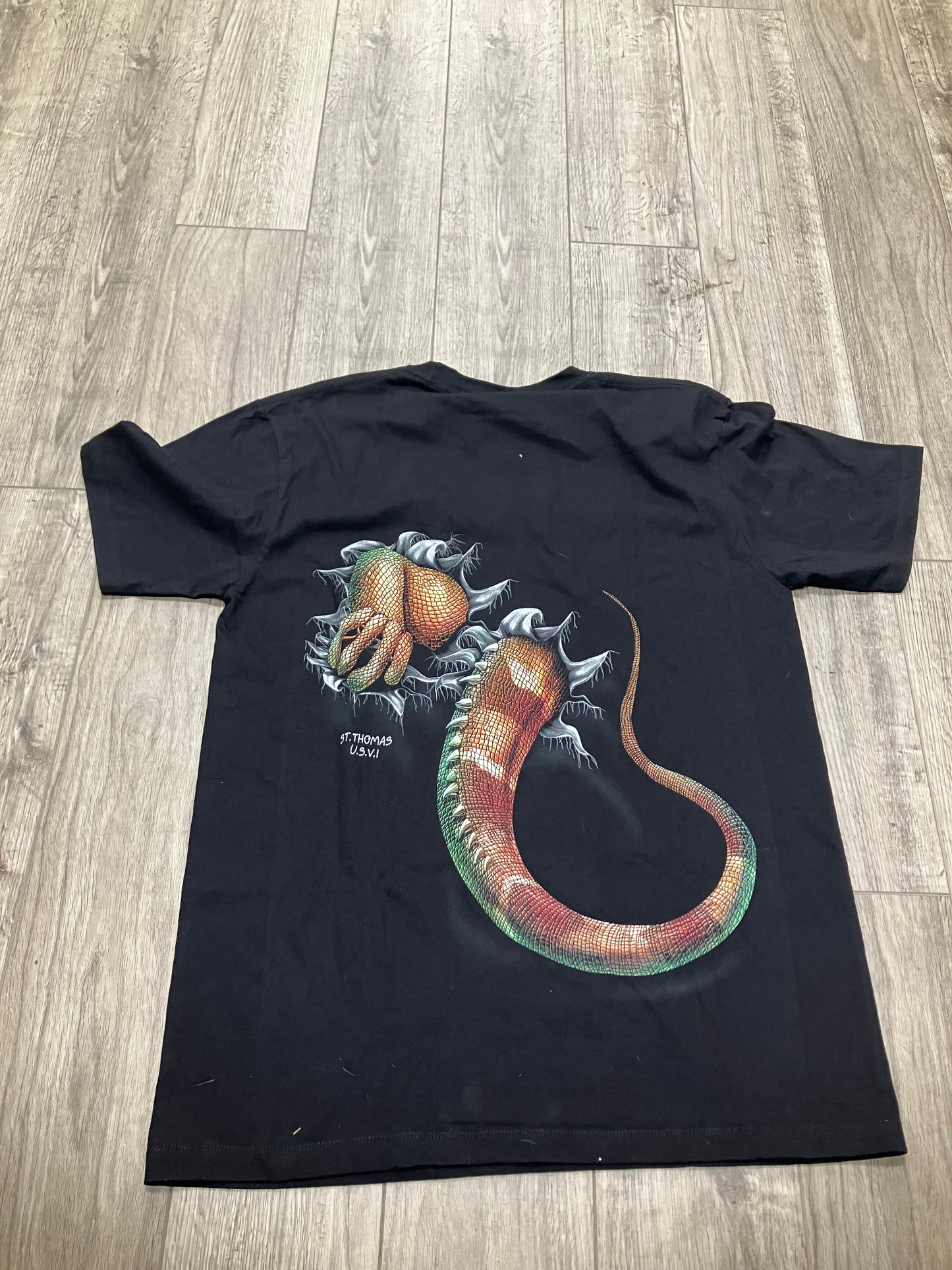 Caballo Lizard Tee Size Large