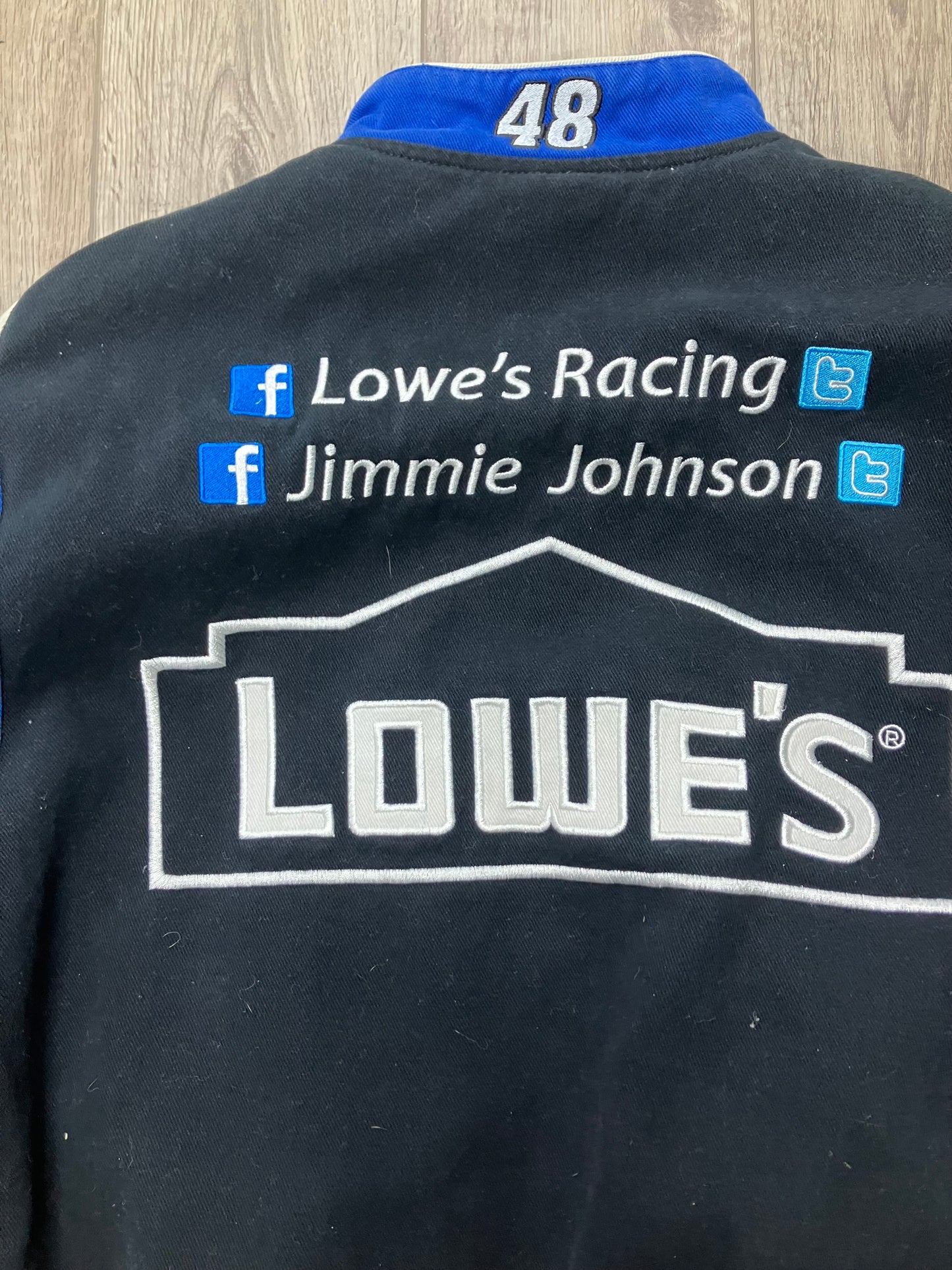 Vintage Jeff Hamilton Jimmie Johnson NASCAR Jacket XL