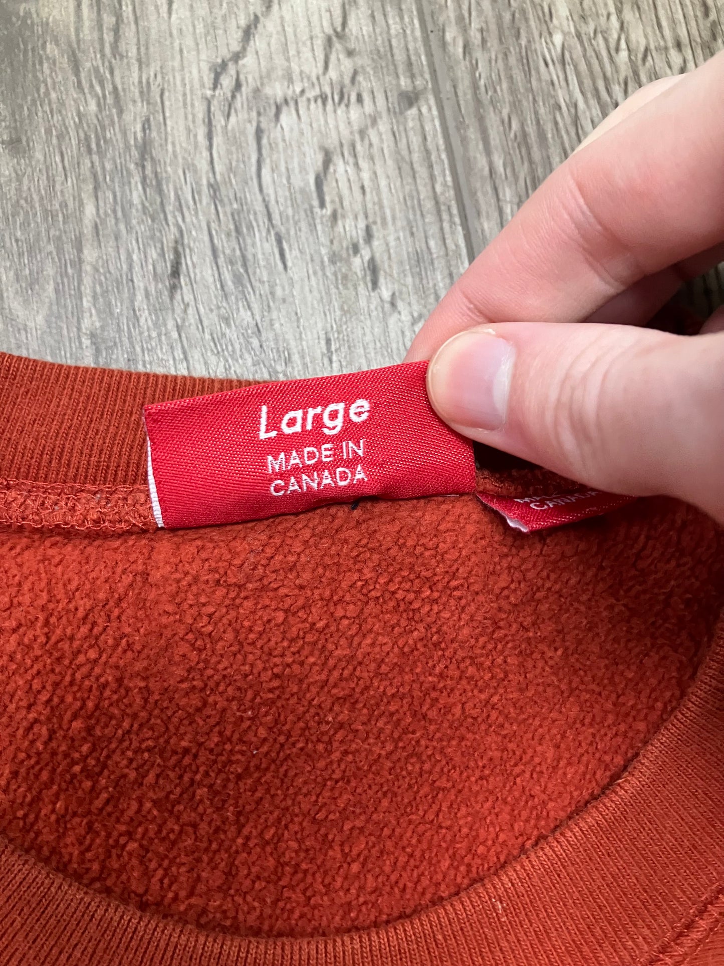 Supreme Box Logo Crewneck 2018 Rust Size Large