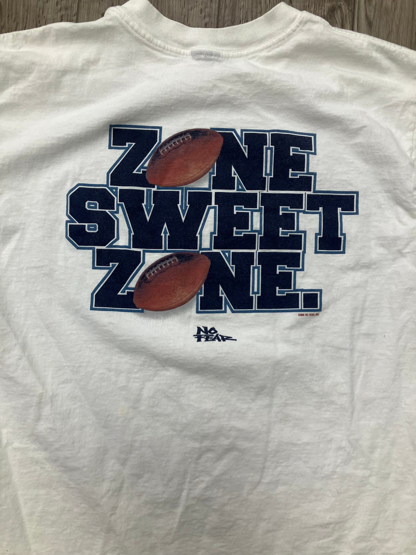 No Fear Football “Zone Sweet Zone” Tee L
