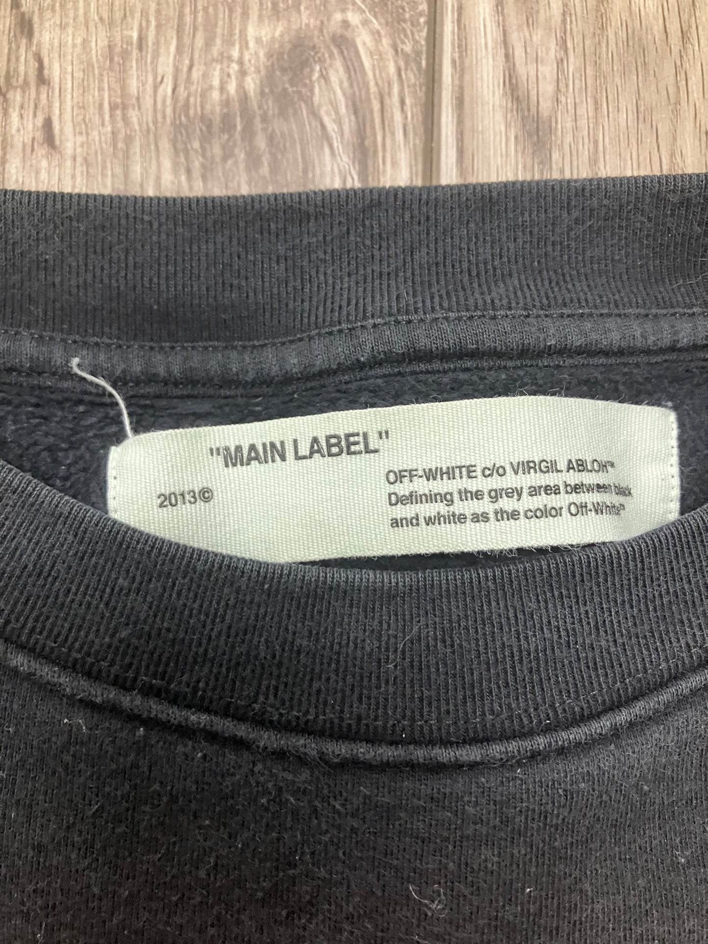 Off White Collegiate Crewneck Size M