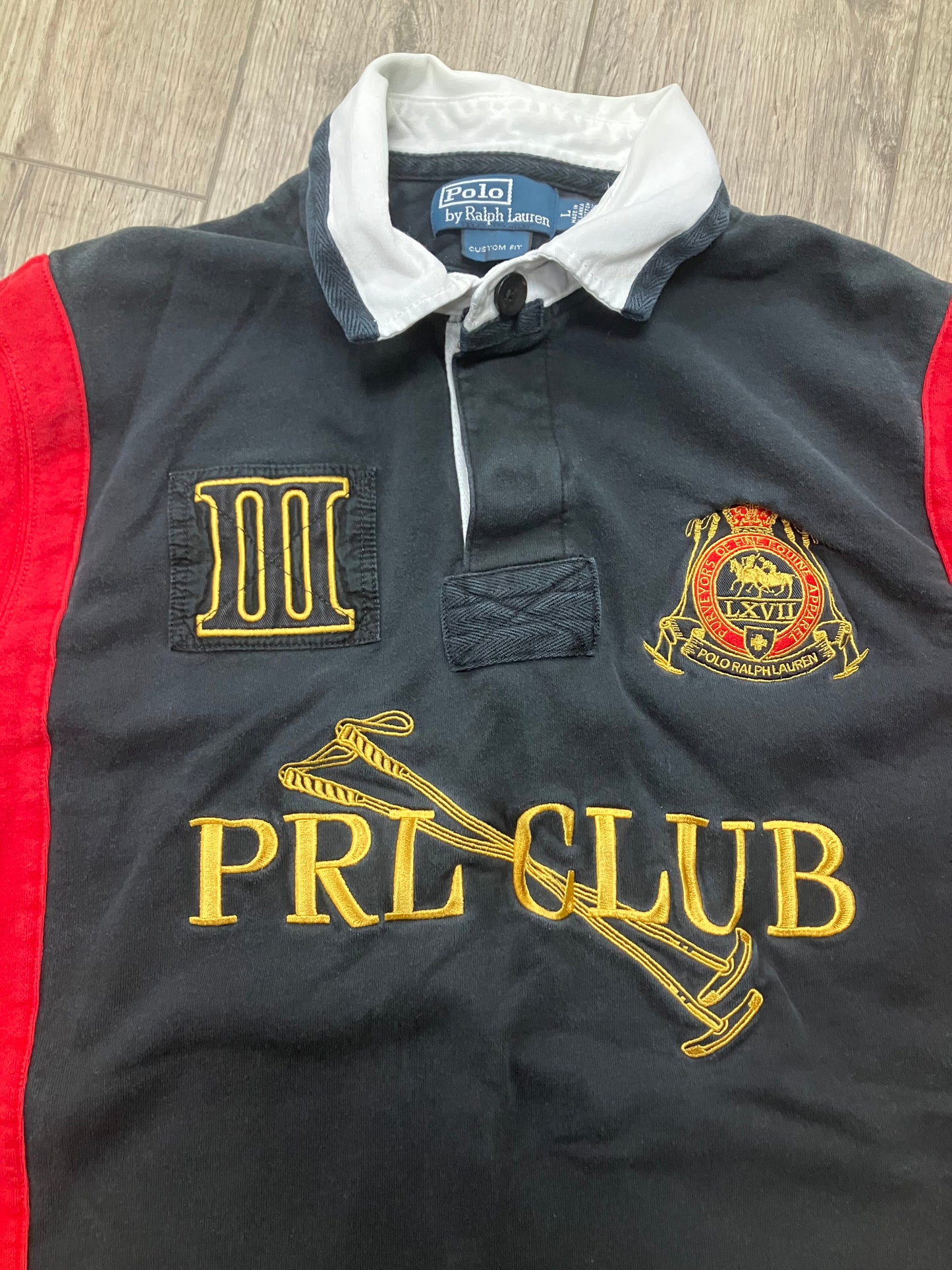 Polo PRL Club Red/Black Size L