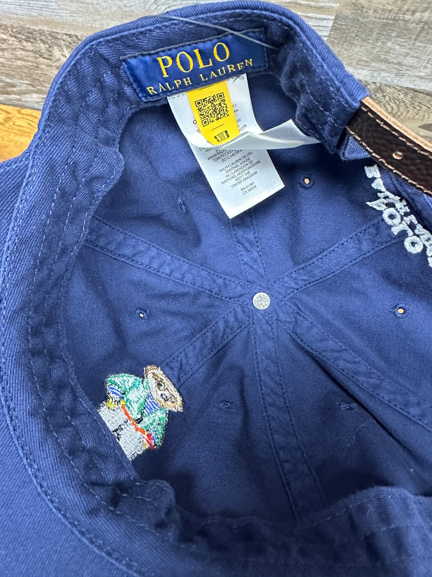 Polo Bear Navy blue Hat O/S New