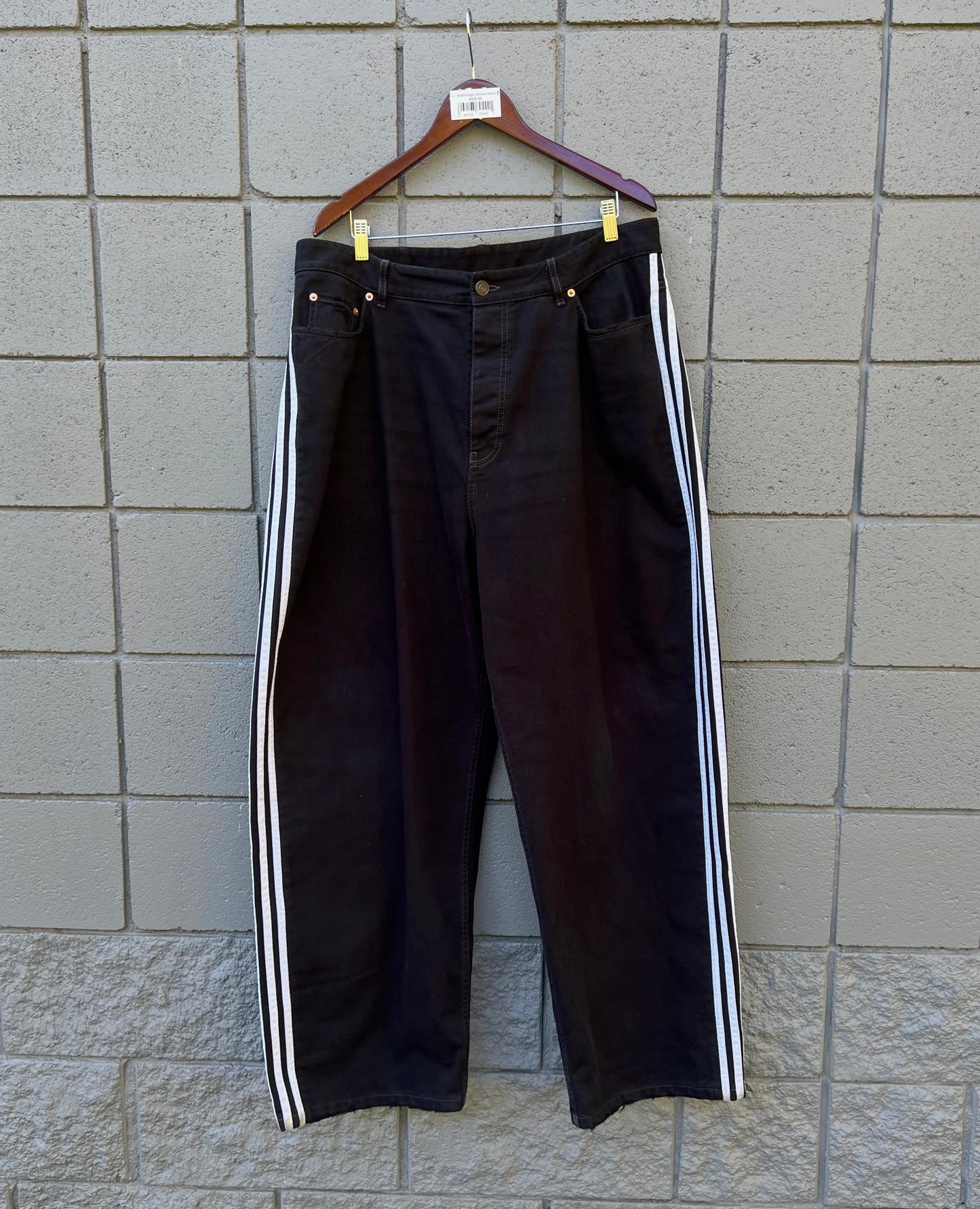 L - Balenciaga Adidas Runway Jeans