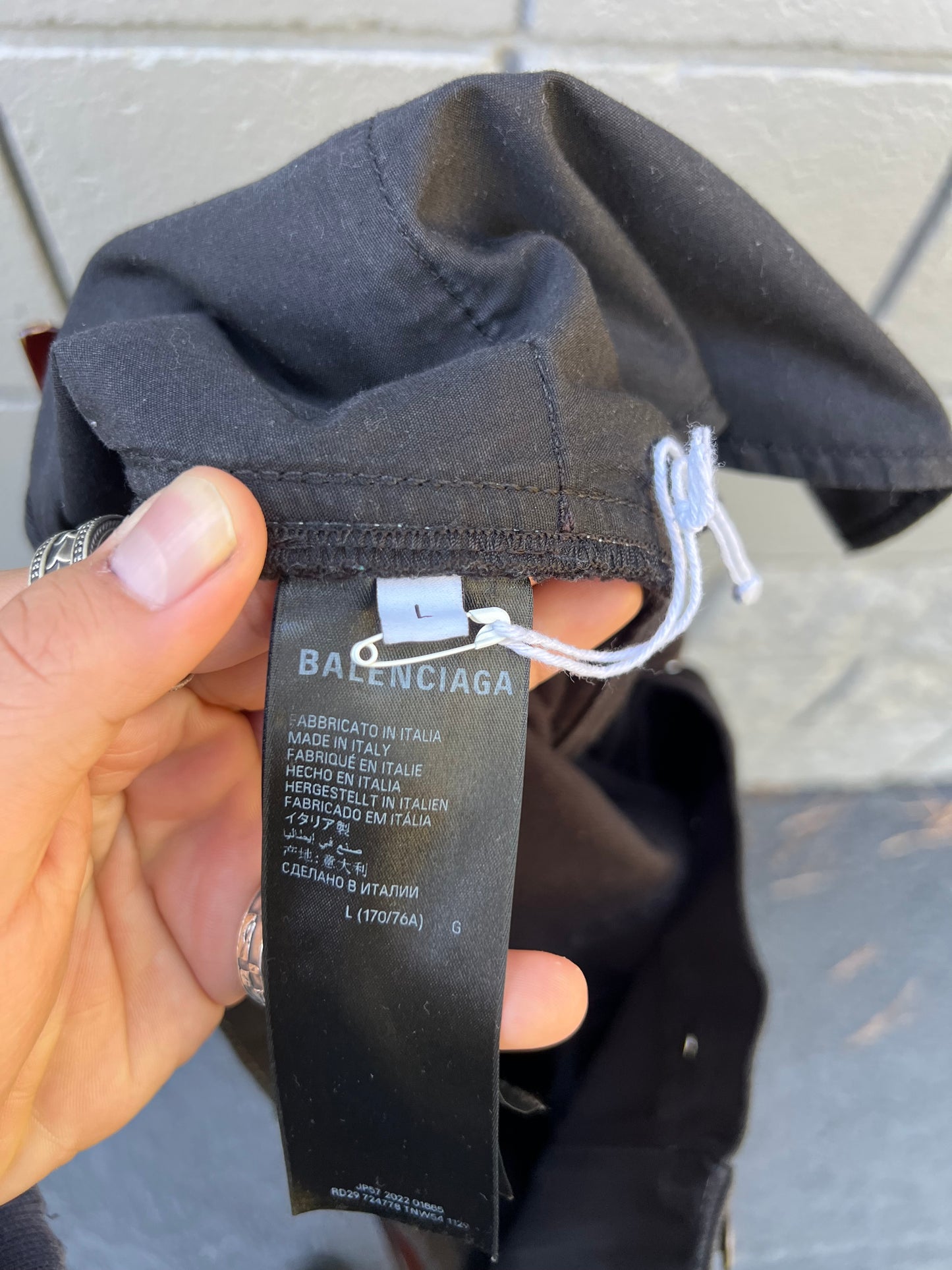 L - Balenciaga Adidas Runway Jeans