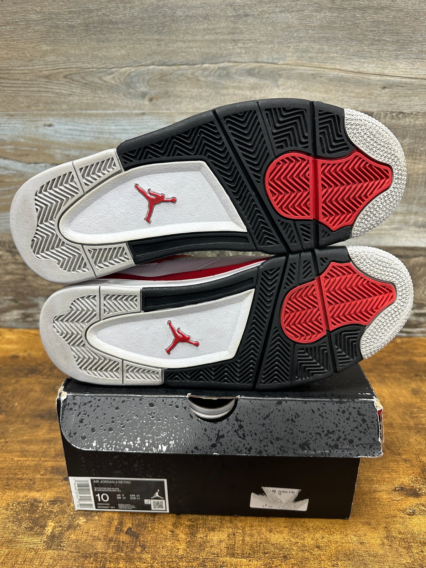 Jordan 4 Red cement Size 10