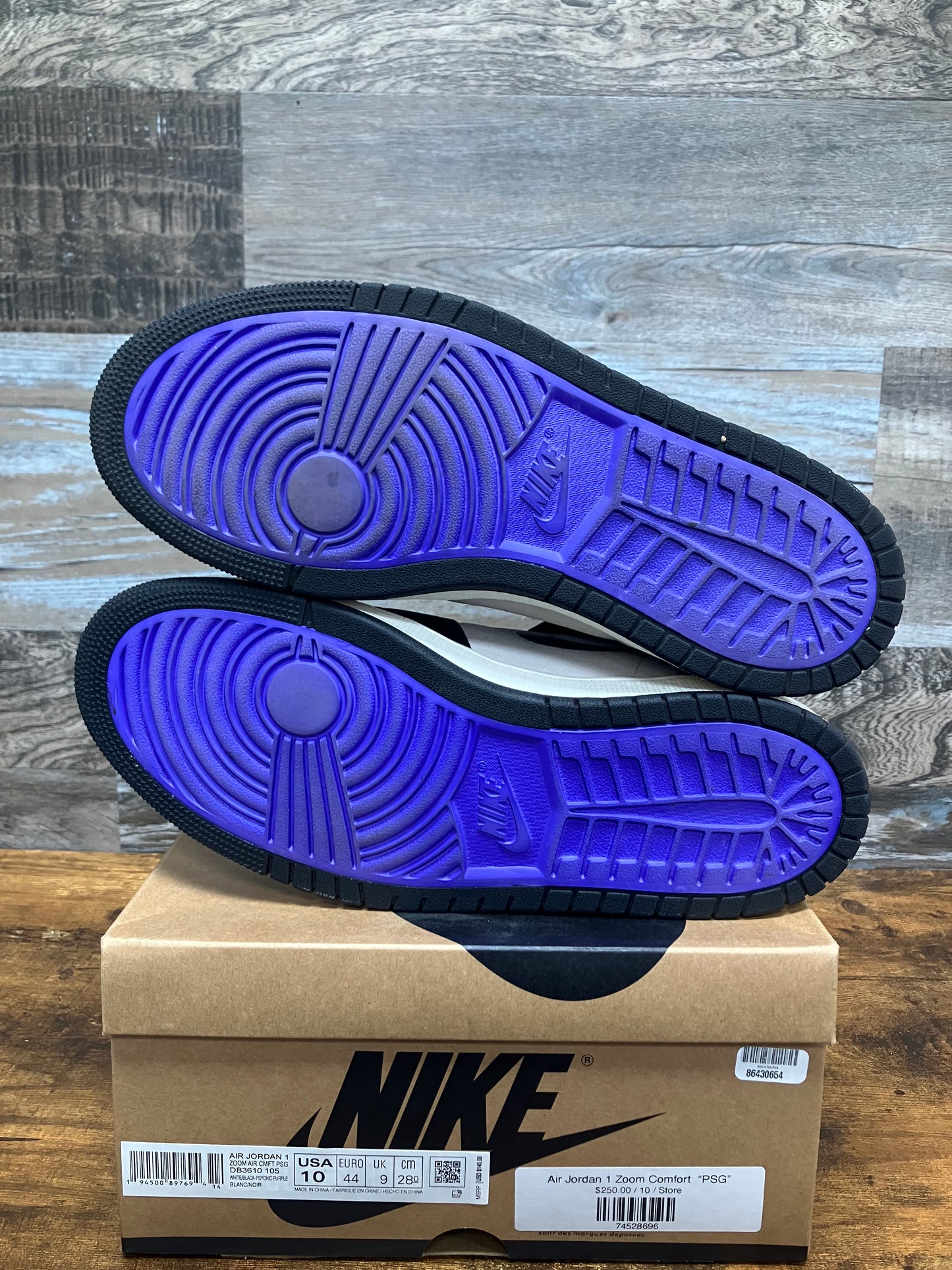 Jordan 1 Zoom CMFT PSG Size 10