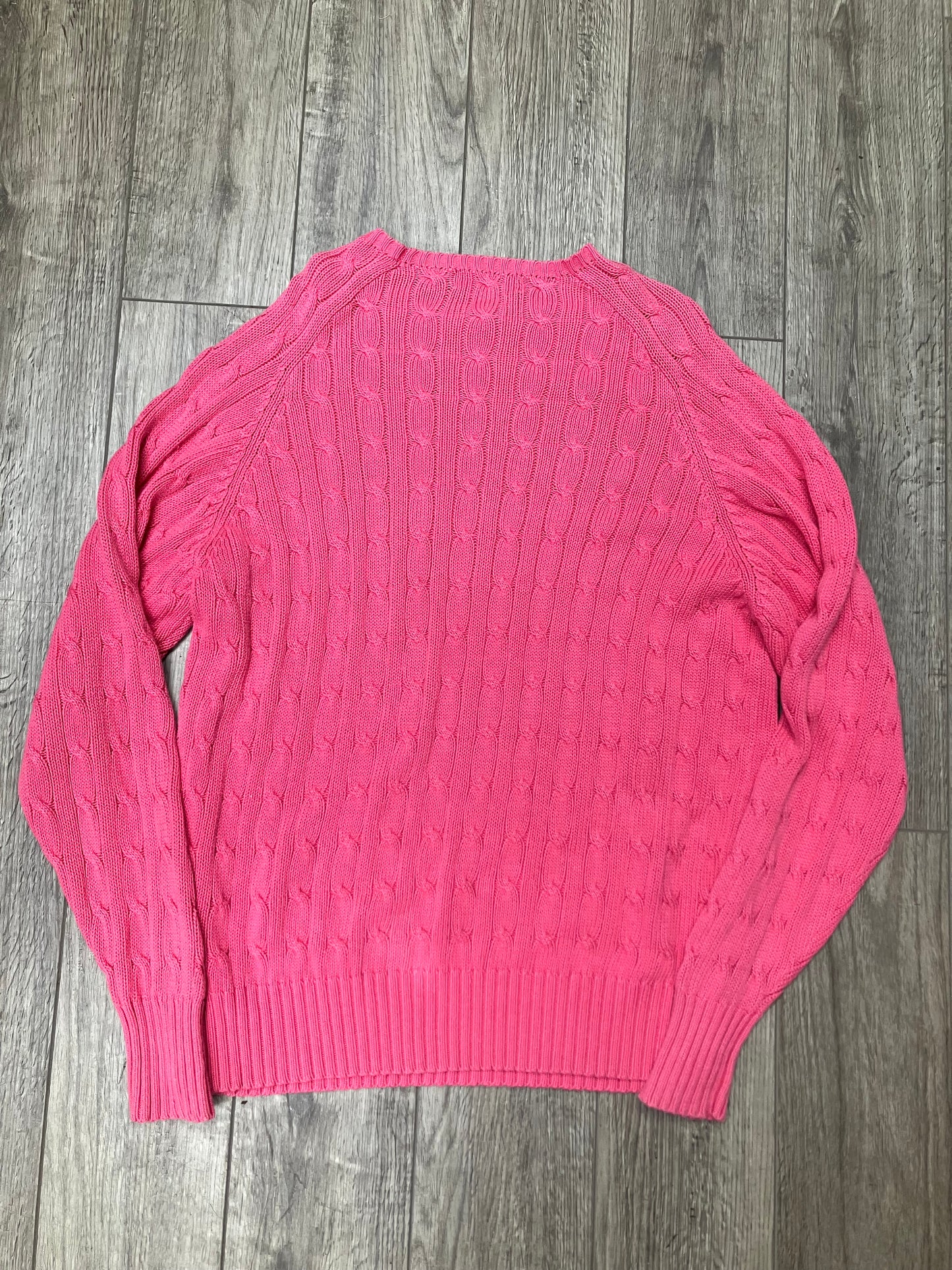 Polo cable knit Pink Size XL