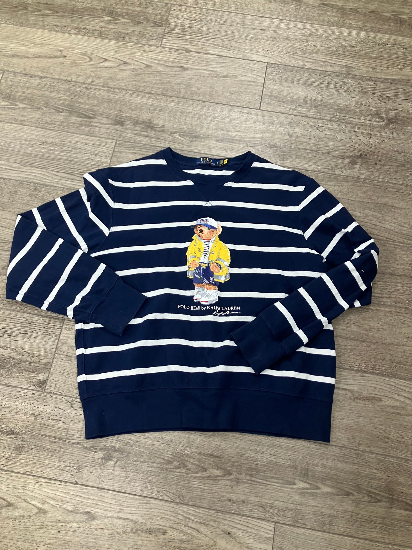 Polo Striped Sailing Bear Size Large