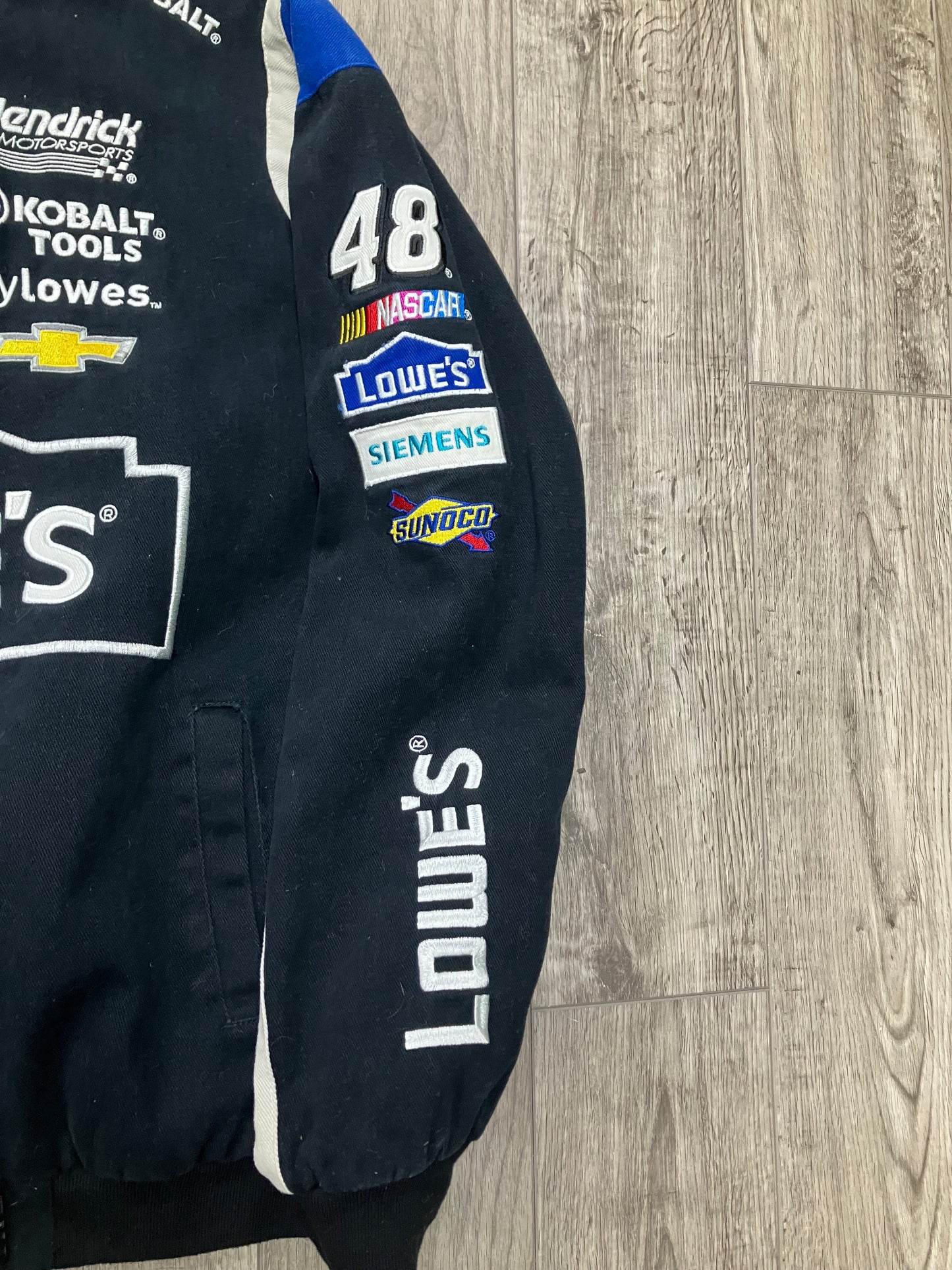 Vintage Jeff Hamilton Jimmie Johnson NASCAR Jacket XL