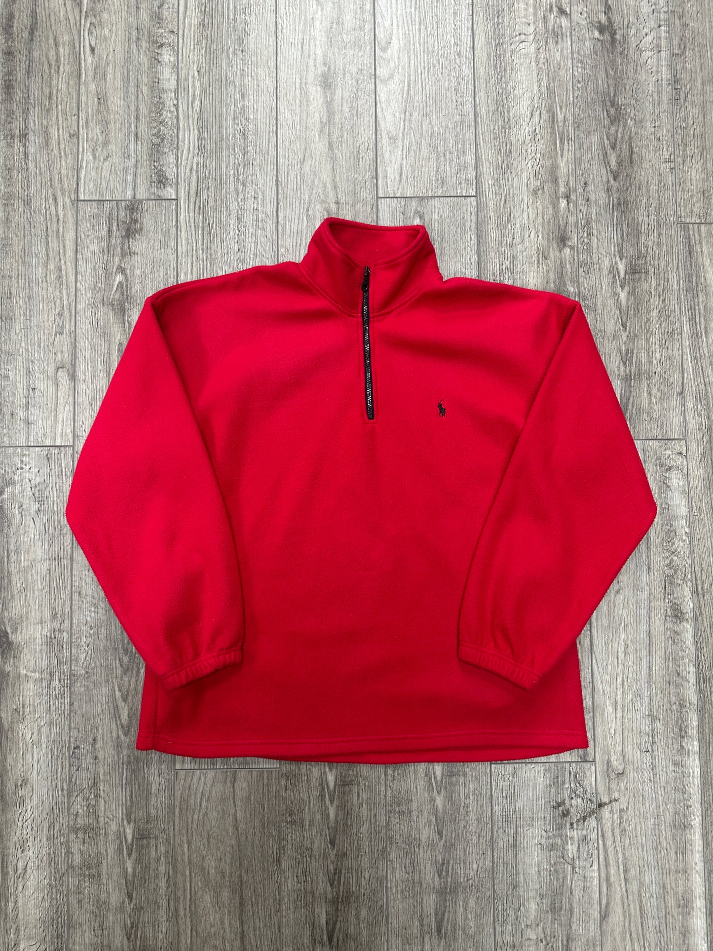 Vintage Polo RL Quarter zip Fleece Size M
