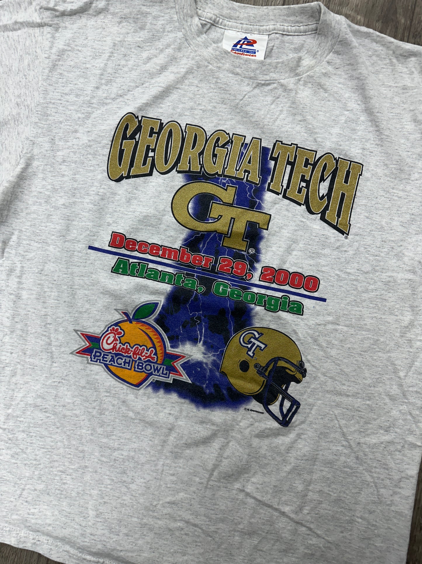 Vtg Georgia Tech Peach bowl L