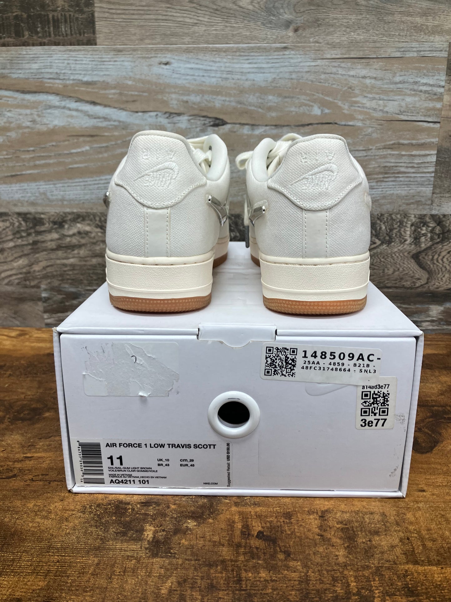Travis Scott Air Force 1 Size 11
