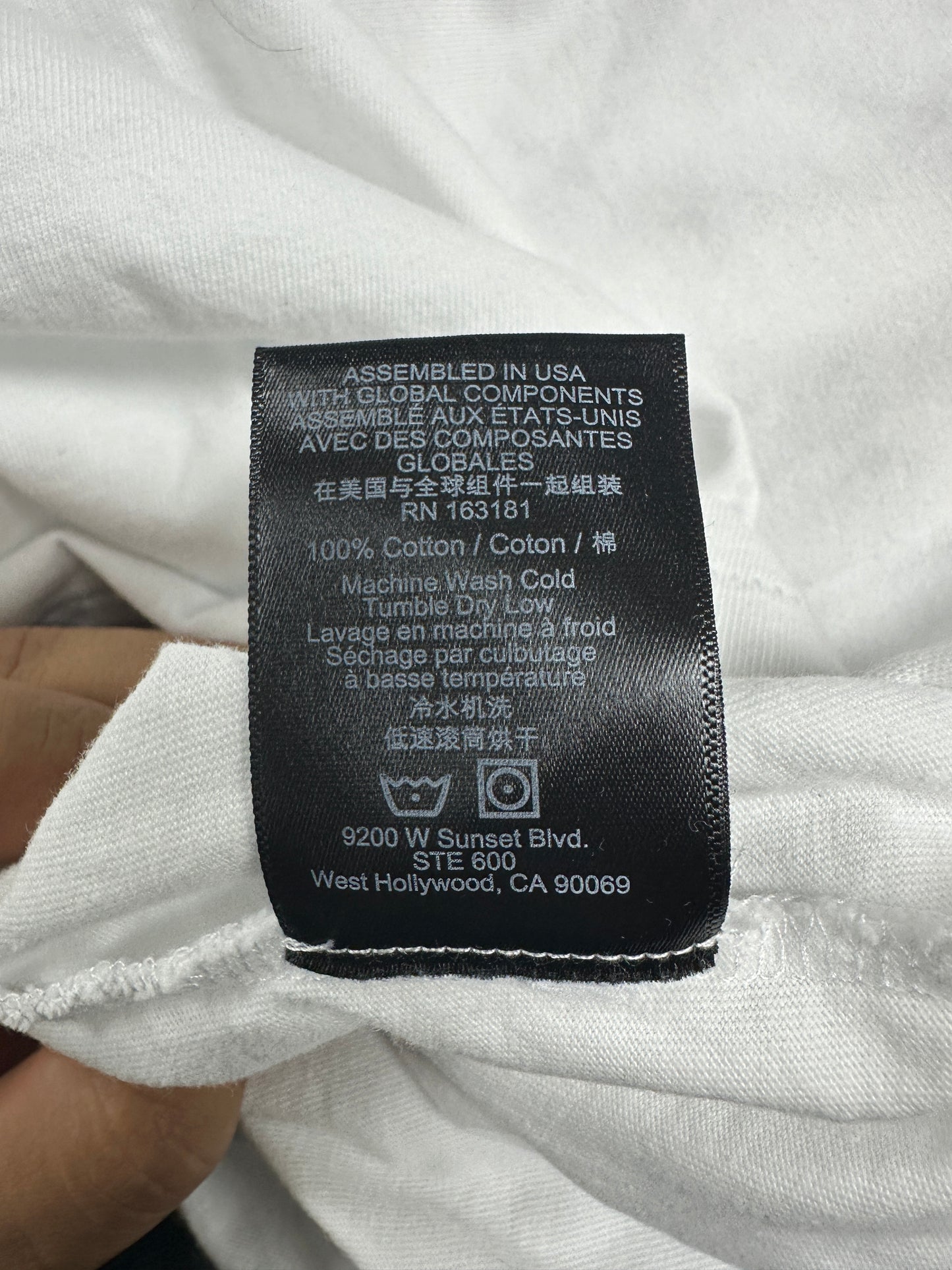 L - Rhude Logo Raglan Burgundy