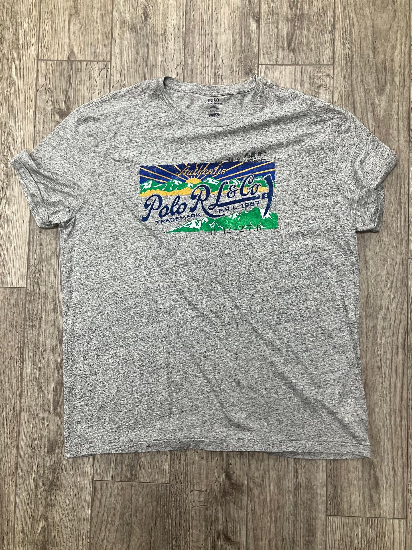 Polo Ralph Lauren Men's White Great Outdoors Graphic Tee XL