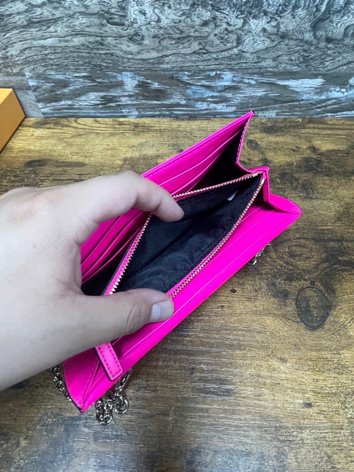 OS - MCM patent leather colorblock Patricia