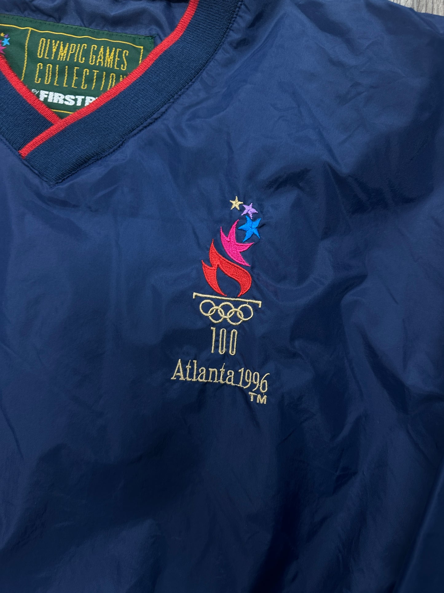 Atlanta 1996 Olympics Pullover jacket Size XL