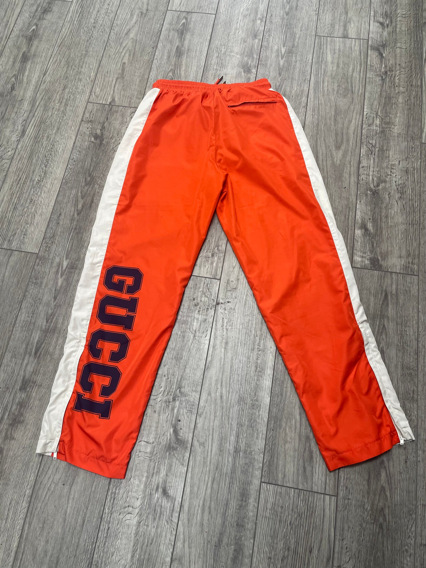 Gucci Vibrant Orange Track Pants XS