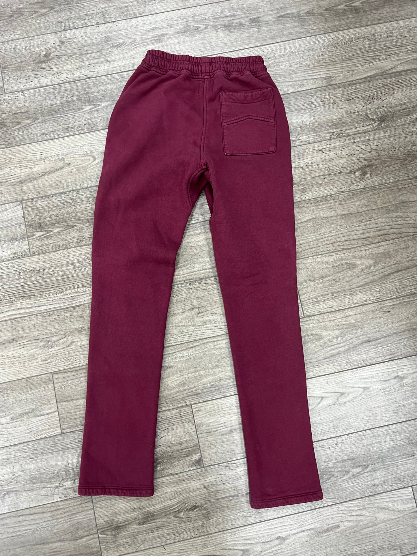 S - Rhude Maroon sweatpants