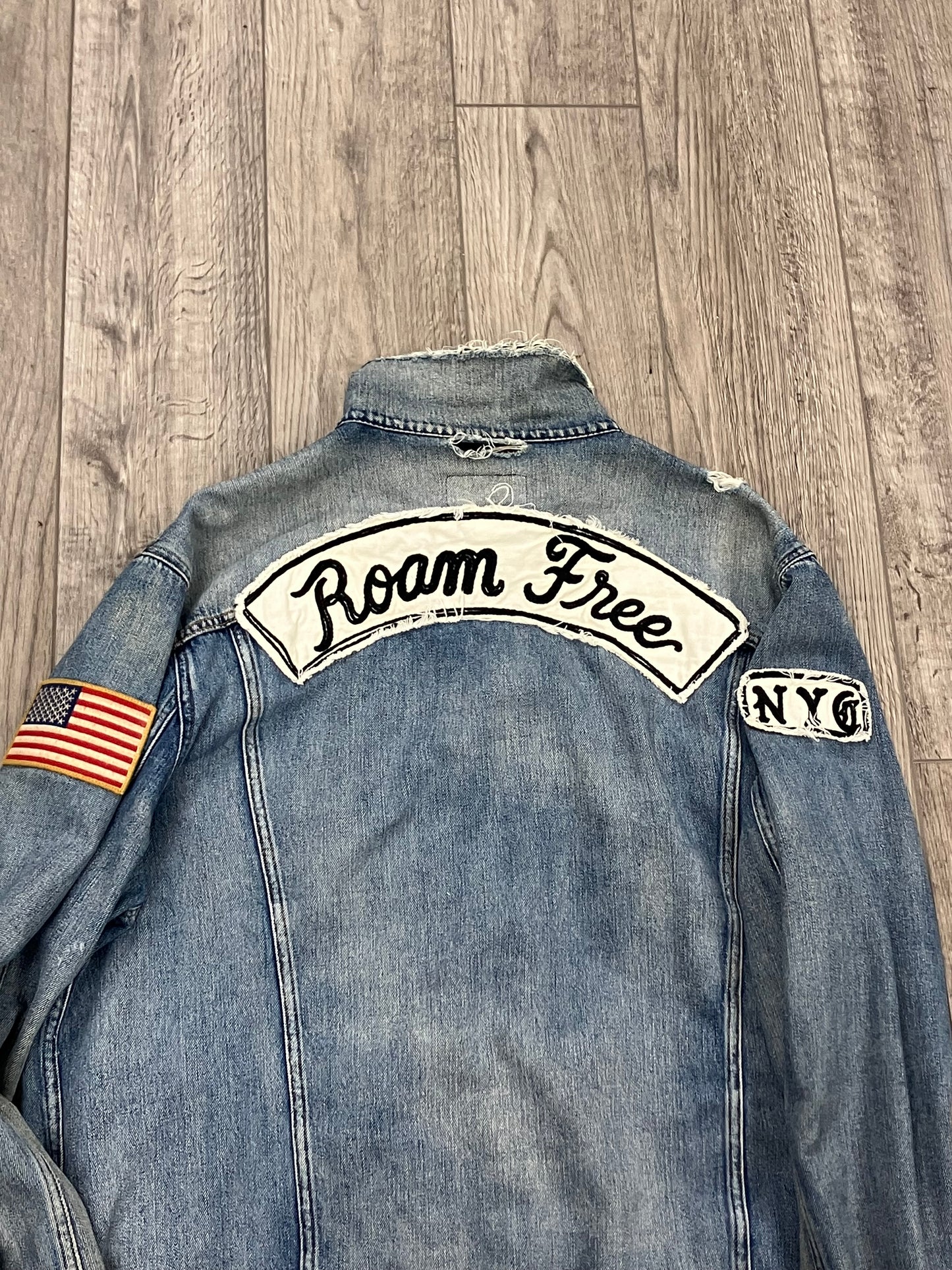 XL-Polo Denim and supply Distressed jacket