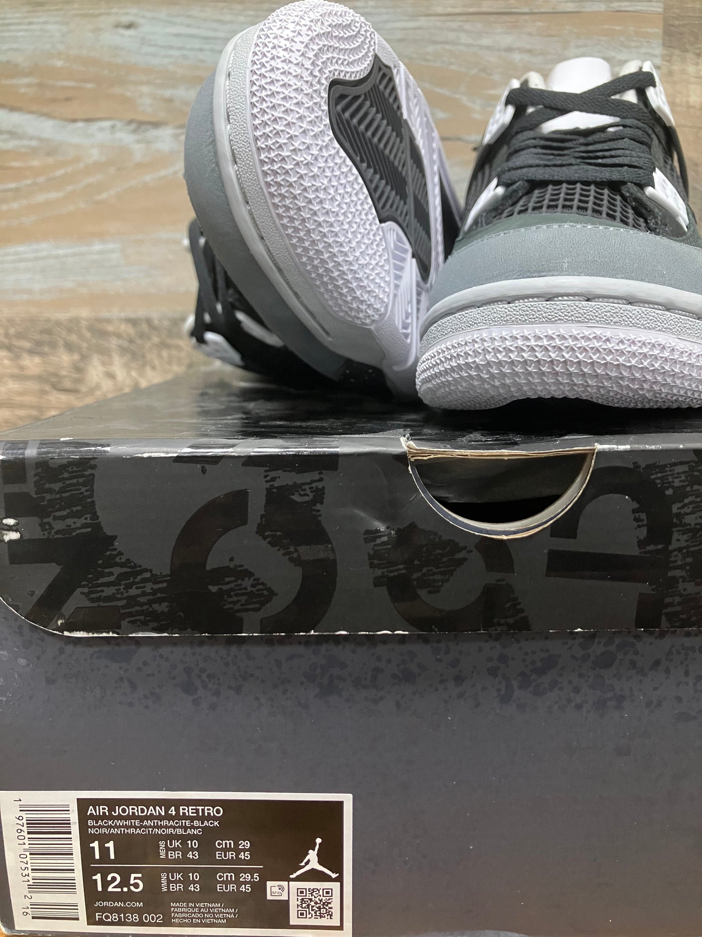 Size 11 - Air Jordan 4 Retro 2024 Fear