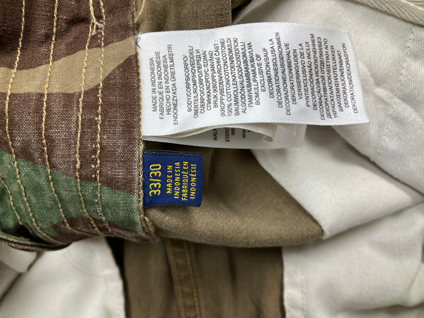 33x30 - Polo By Ralph Lauren Camo Pants
