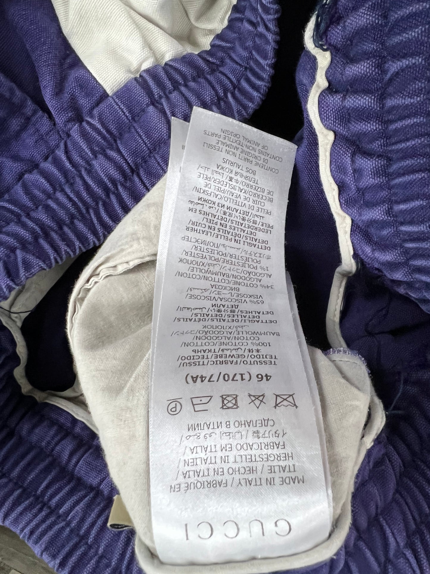 30 x 30 - Gucci Blue Pants