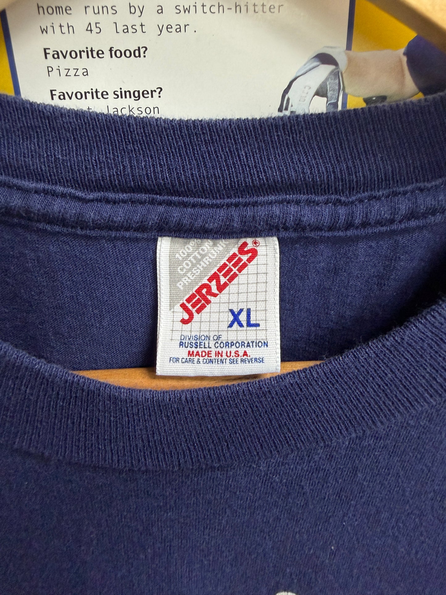 XL - Atlanta Braves 1995 NLC Tee Navy