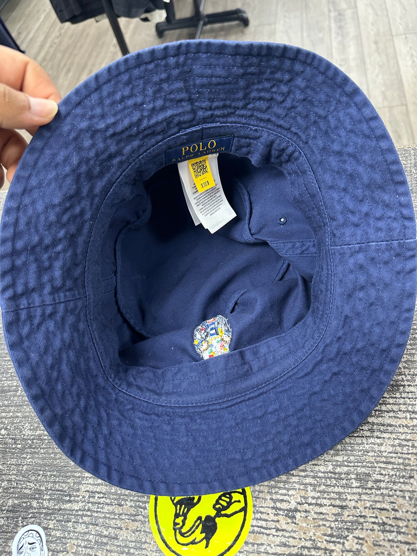 Polo Bear Bucket hat navy L/XL