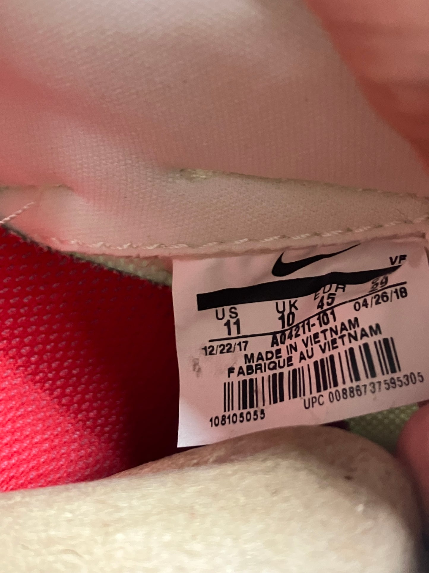 Travis Scott Air Force 1 Size 11