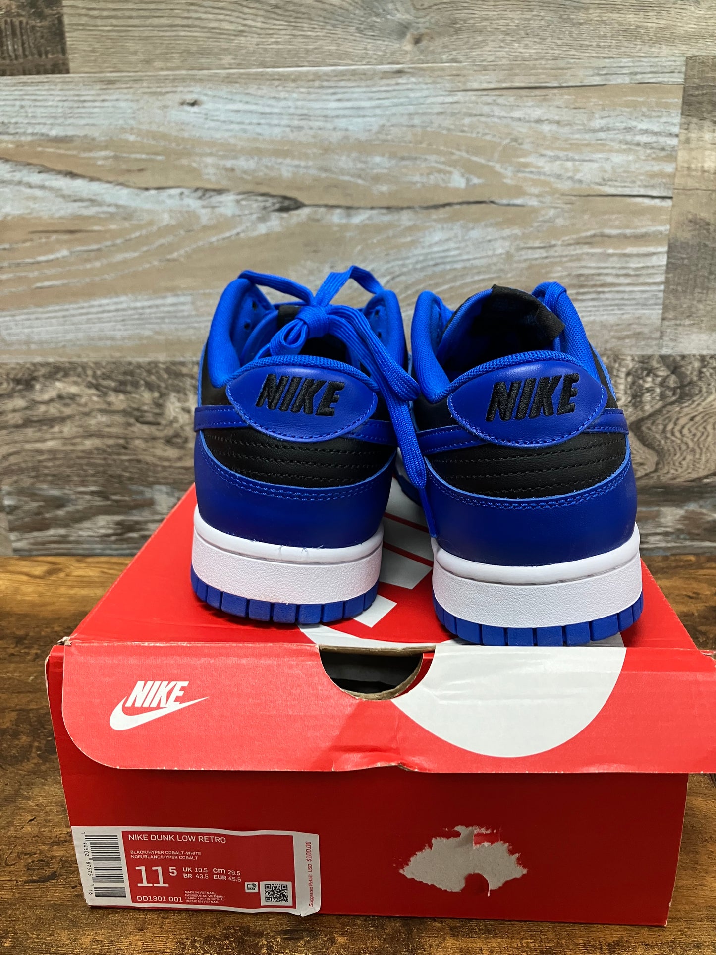 Nike Dunk Low Cobalt Size 11.5