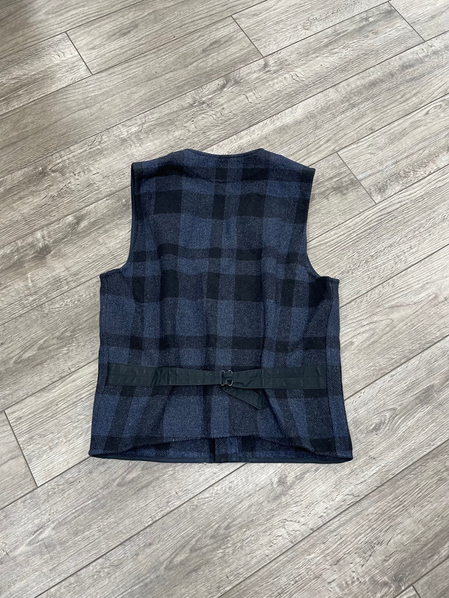 M - RRL Wool Buckleback vest