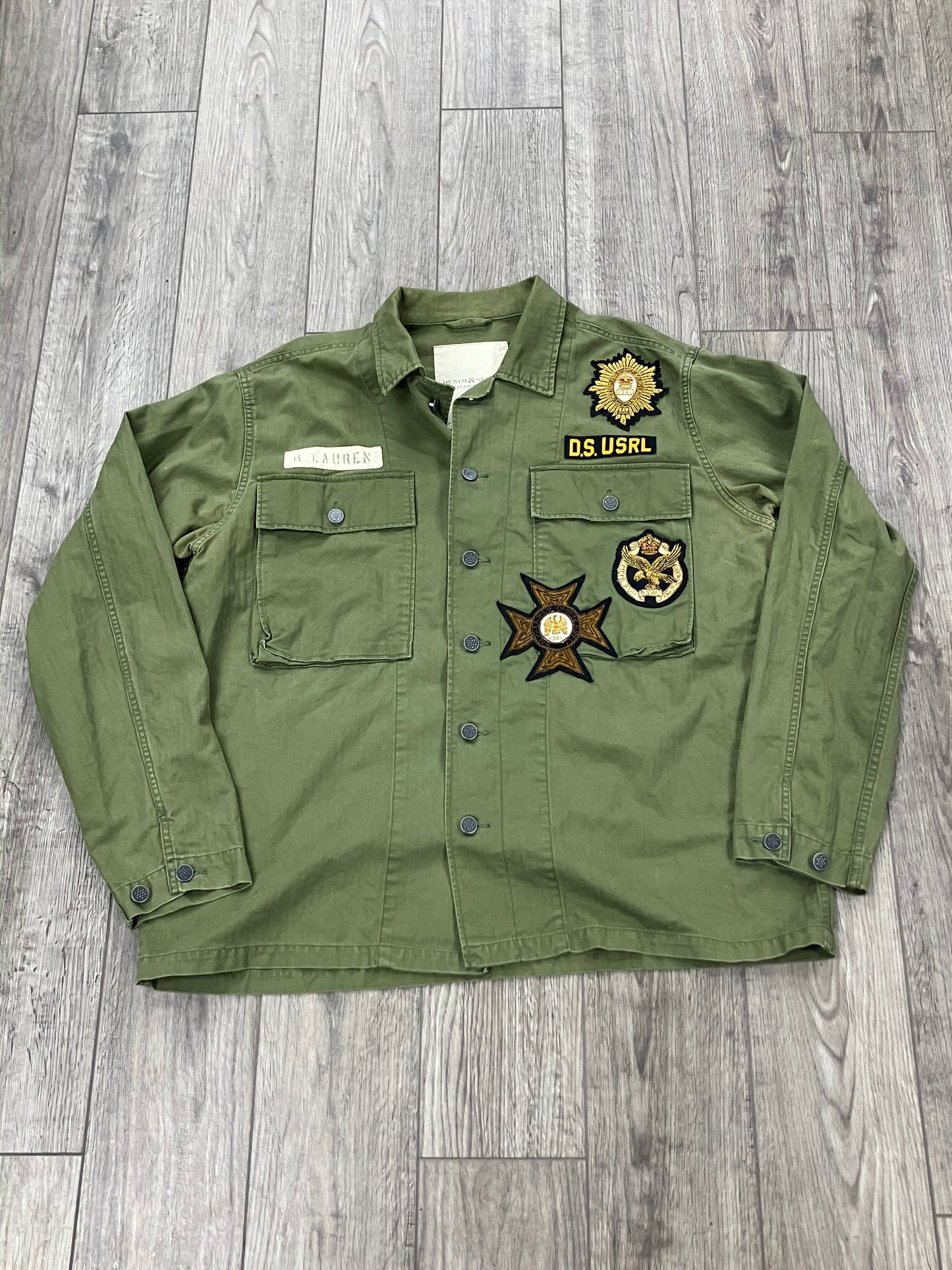 Polo Military Button Jacket Size XL