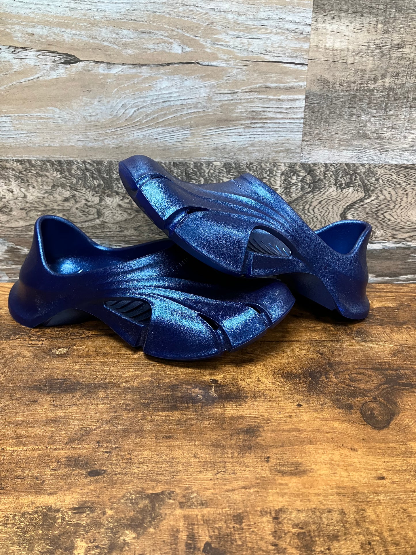 Balenciaga Blue Mold Slides Size 44 (US 11)