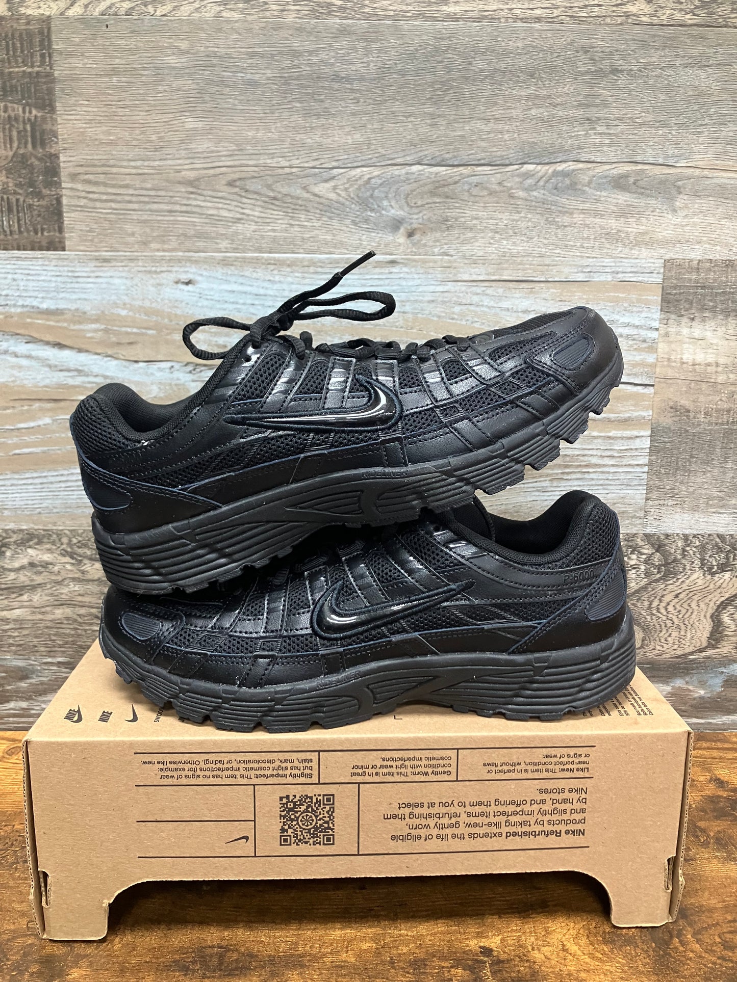Nike P-6000 Black Size 9