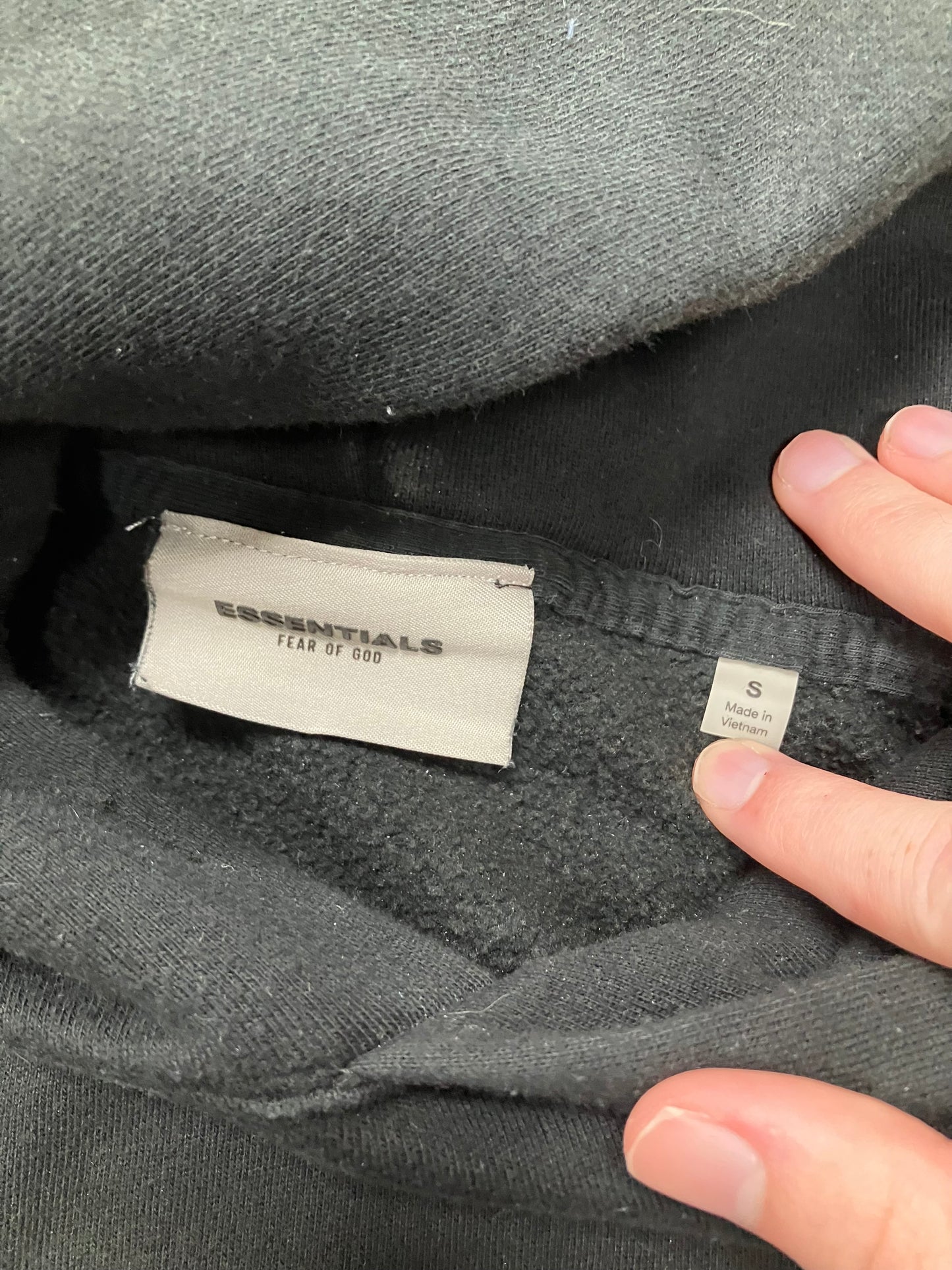 Essentials Fear of God Hoodie Reflective Size Small