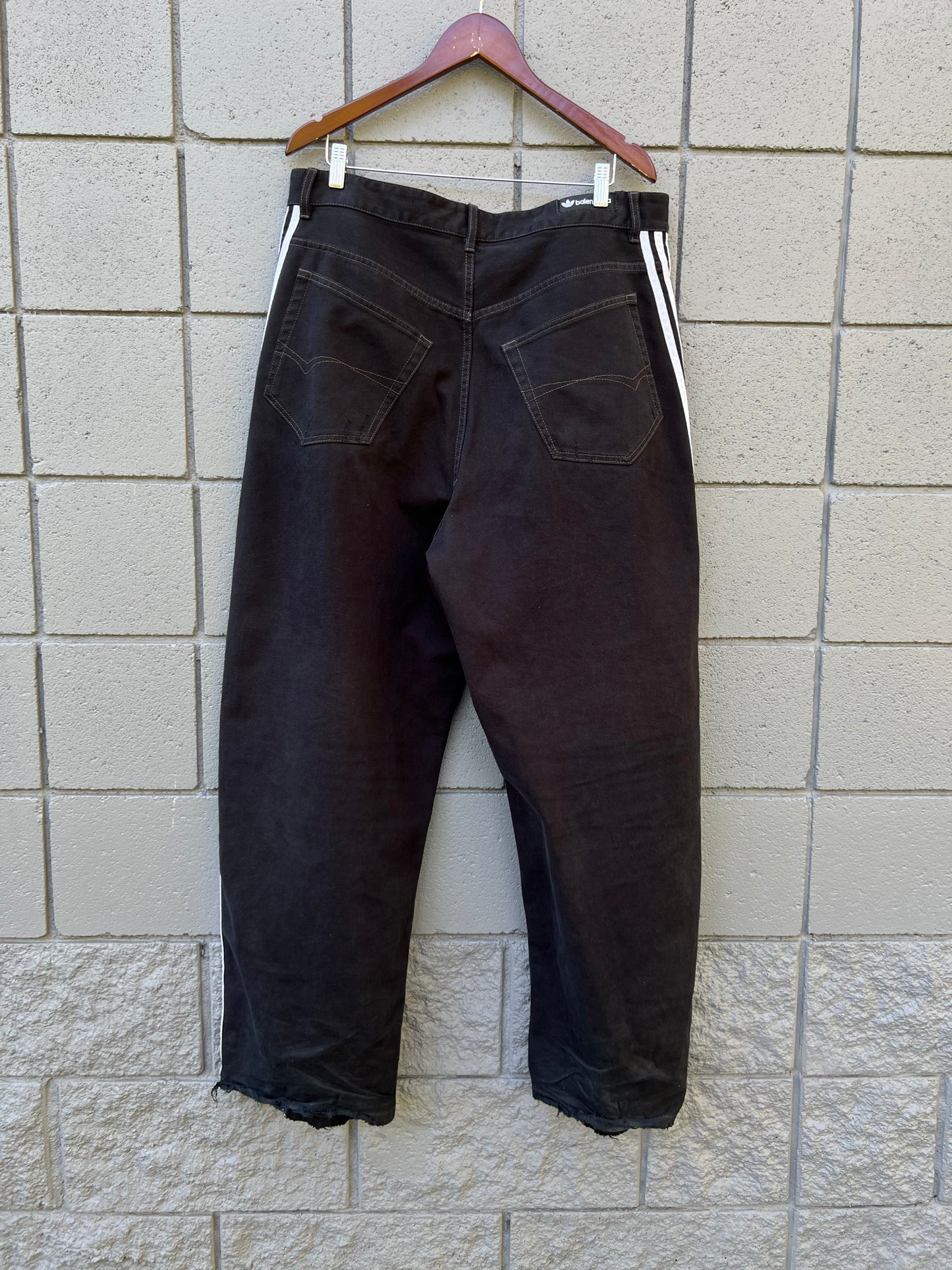 L - Balenciaga Adidas Runway Jeans