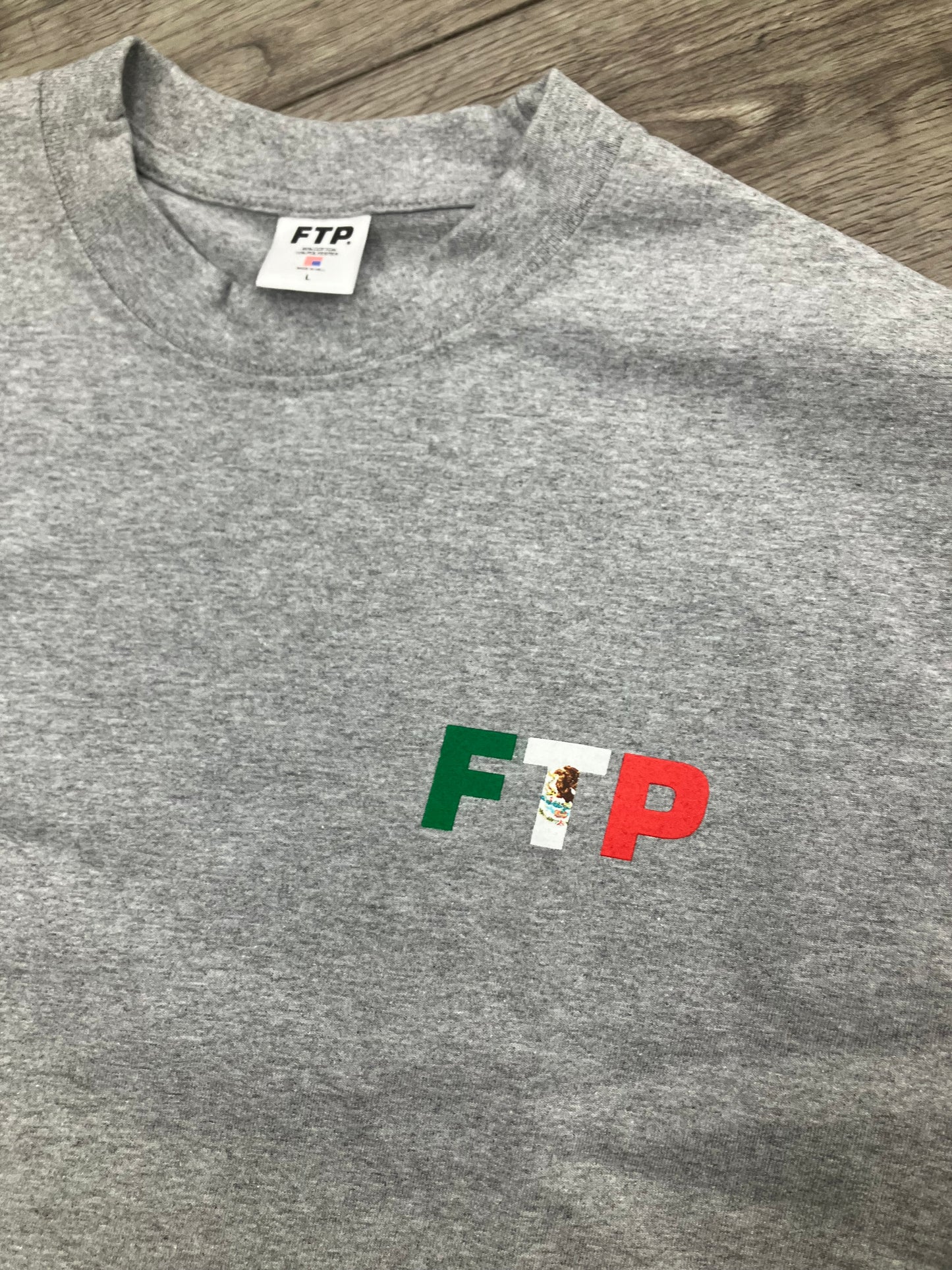 FTP Mexican Flag Logo Tee L