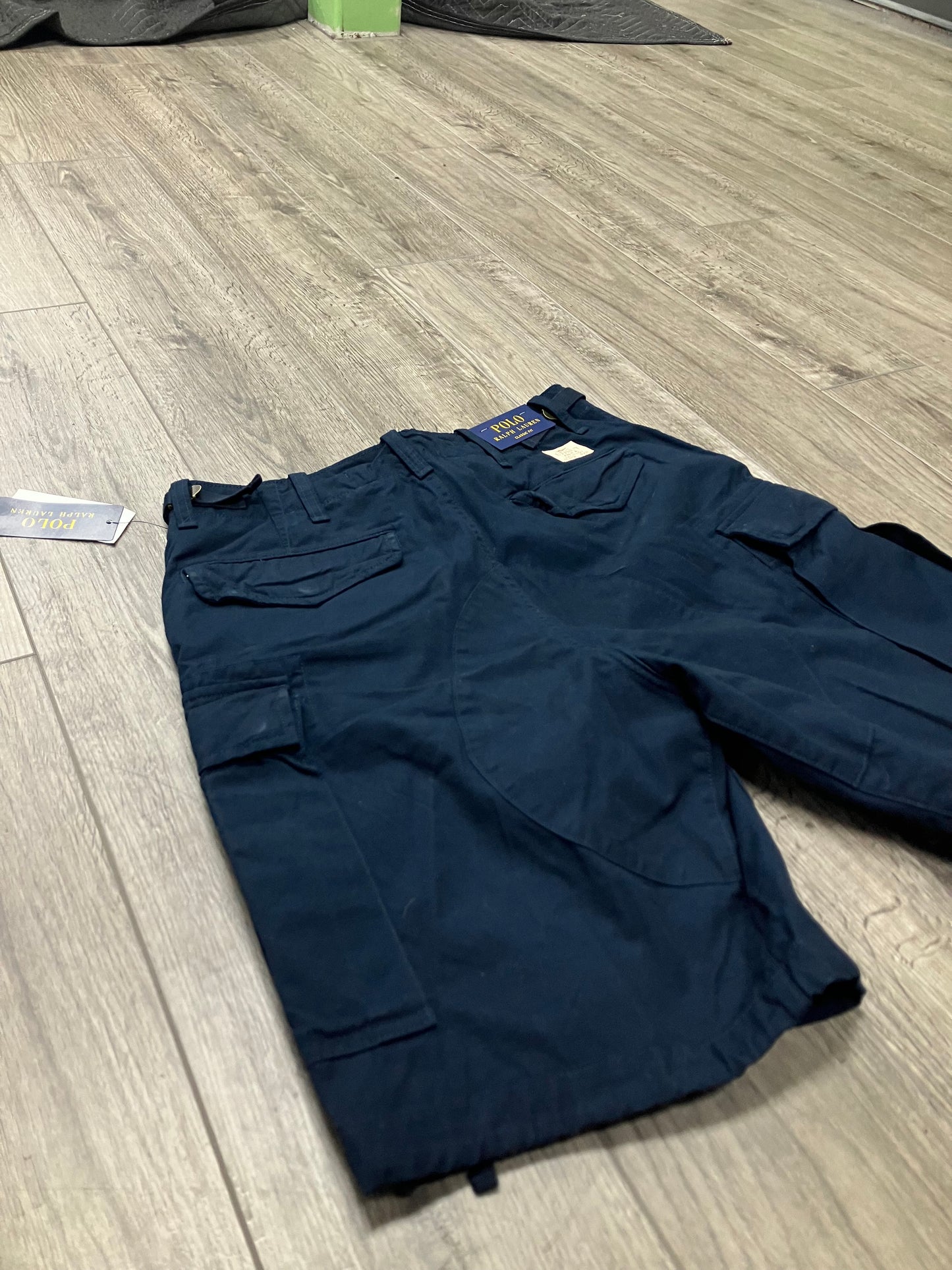 Polo Ralph Lauren Navy Ripstop Cargo Shorts W31
