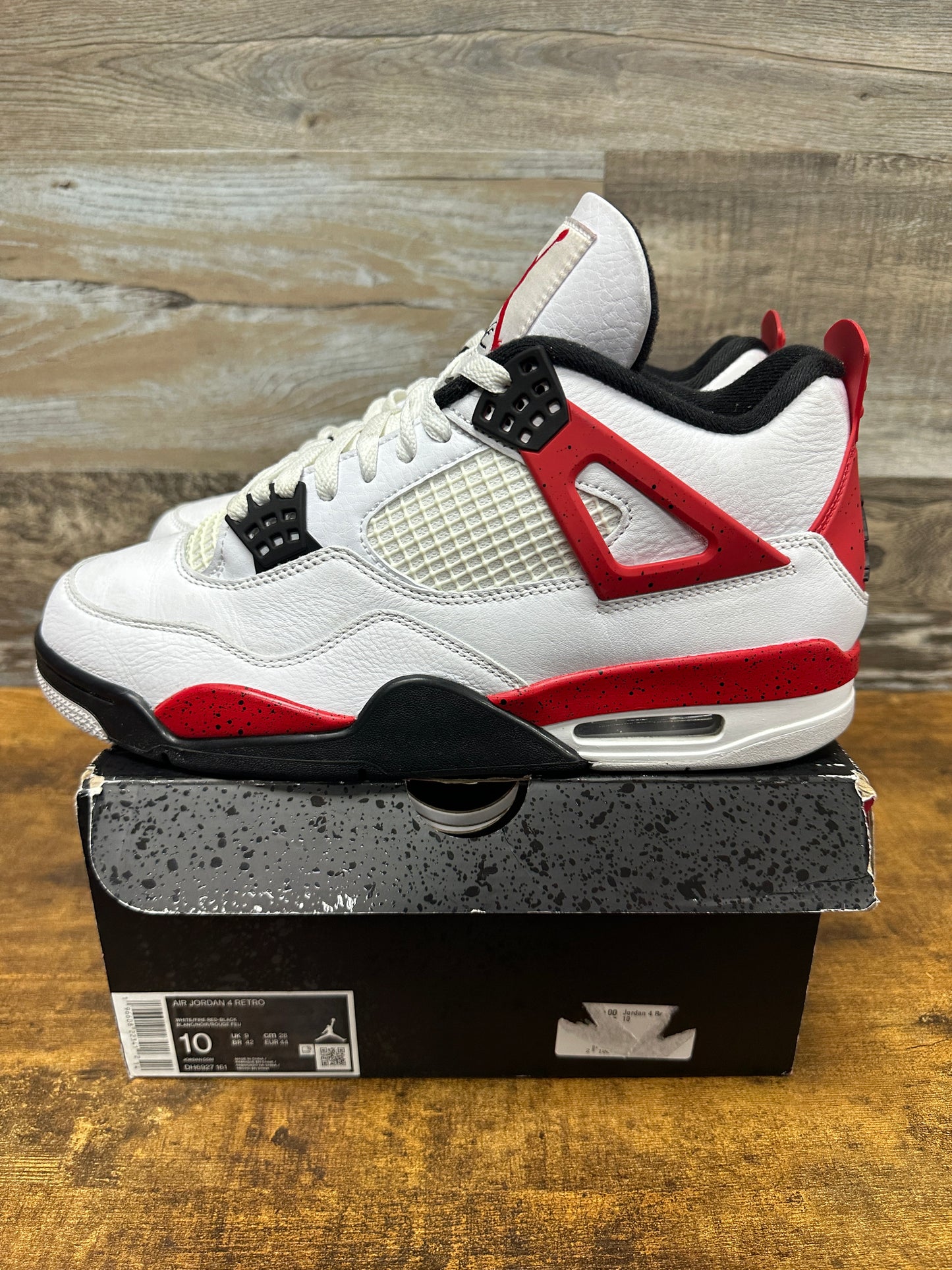 Jordan 4 Red cement Size 10