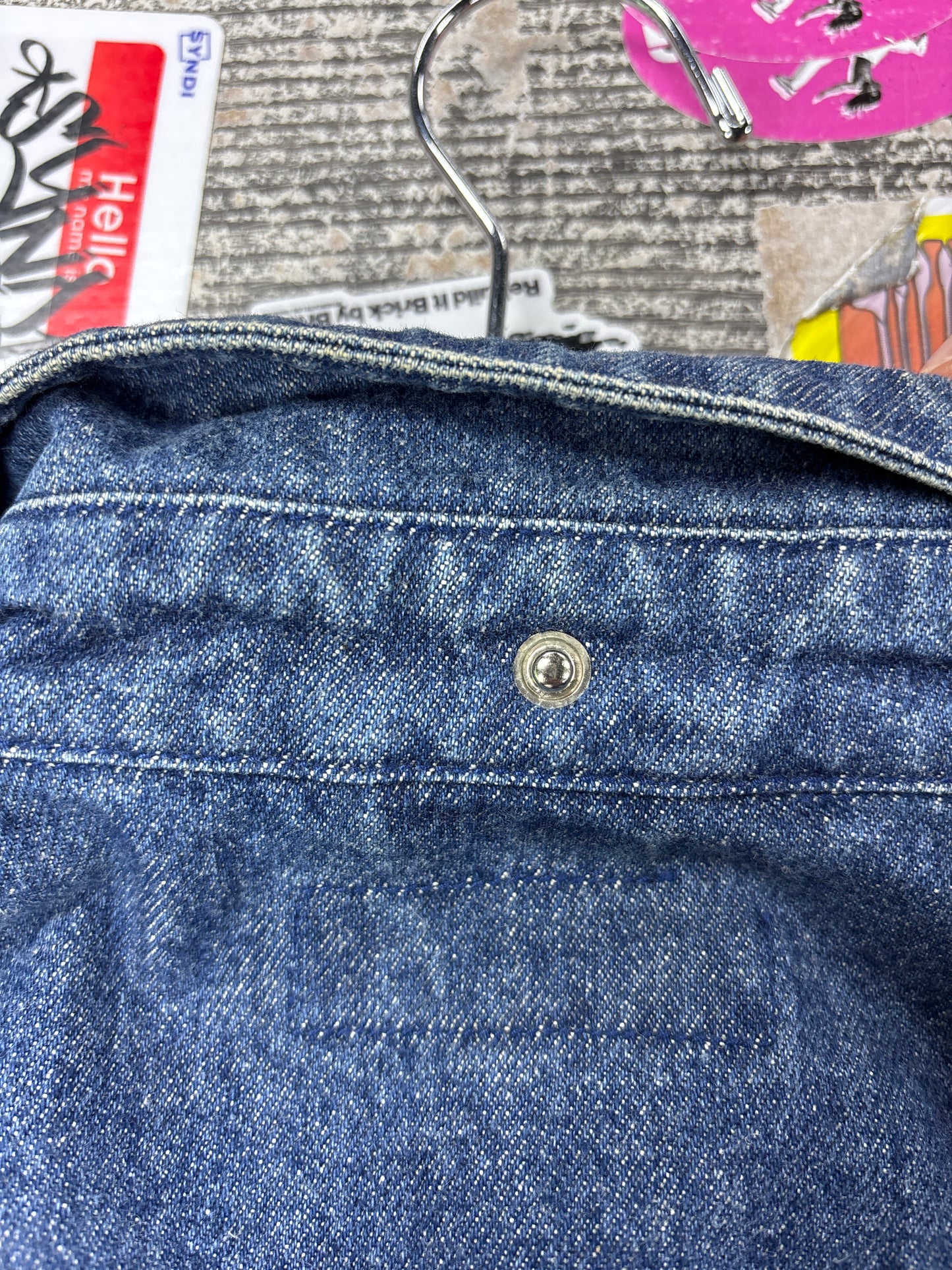 S- Polo Ralph Lauren Denim Cross Flags Jacket