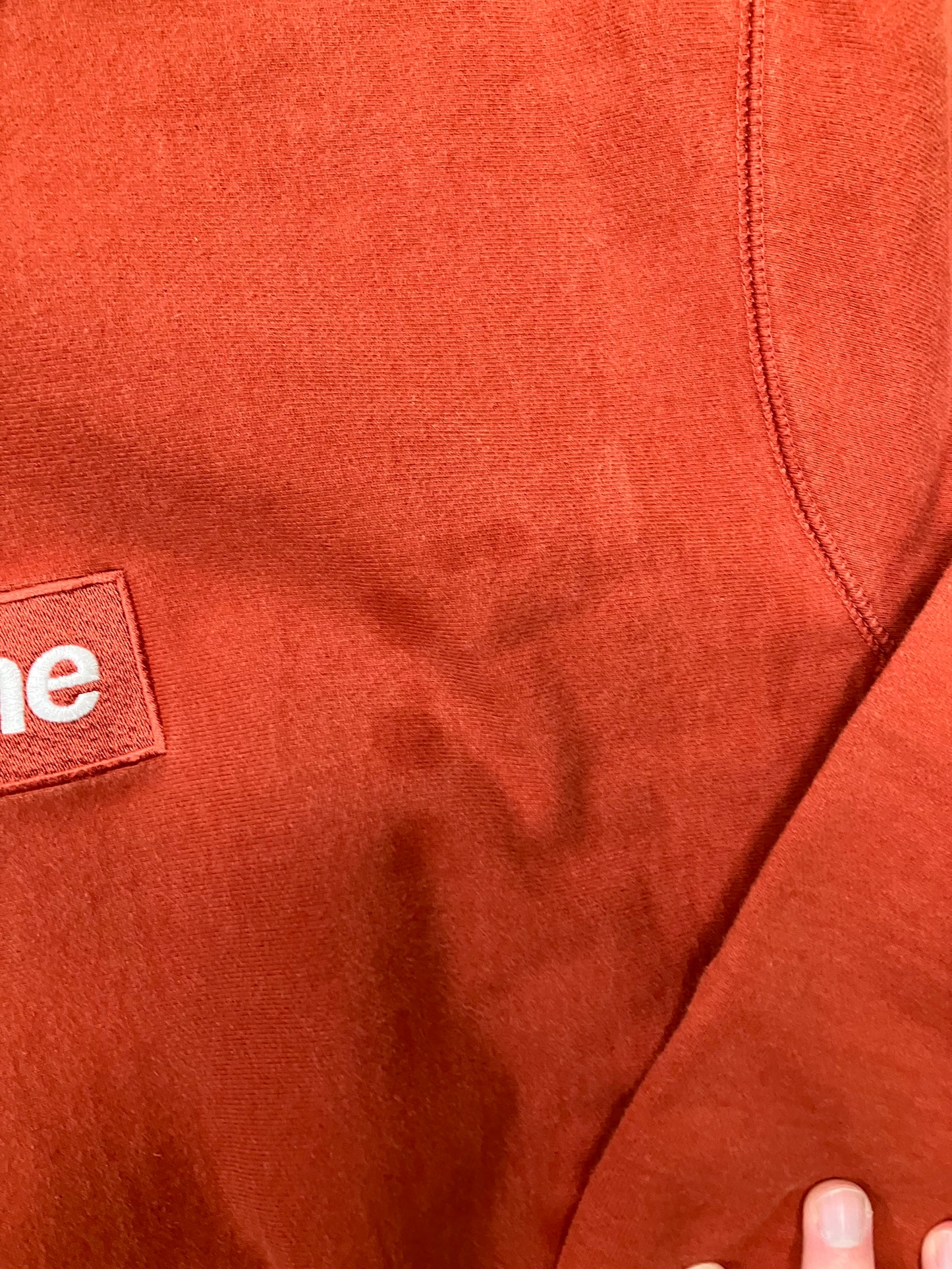Supreme Box Logo Crewneck 2018 Rust Size Large