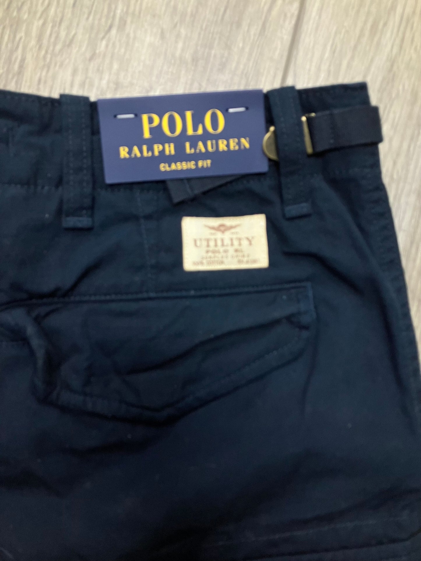Polo Ralph Lauren Navy Ripstop Cargo Shorts W31