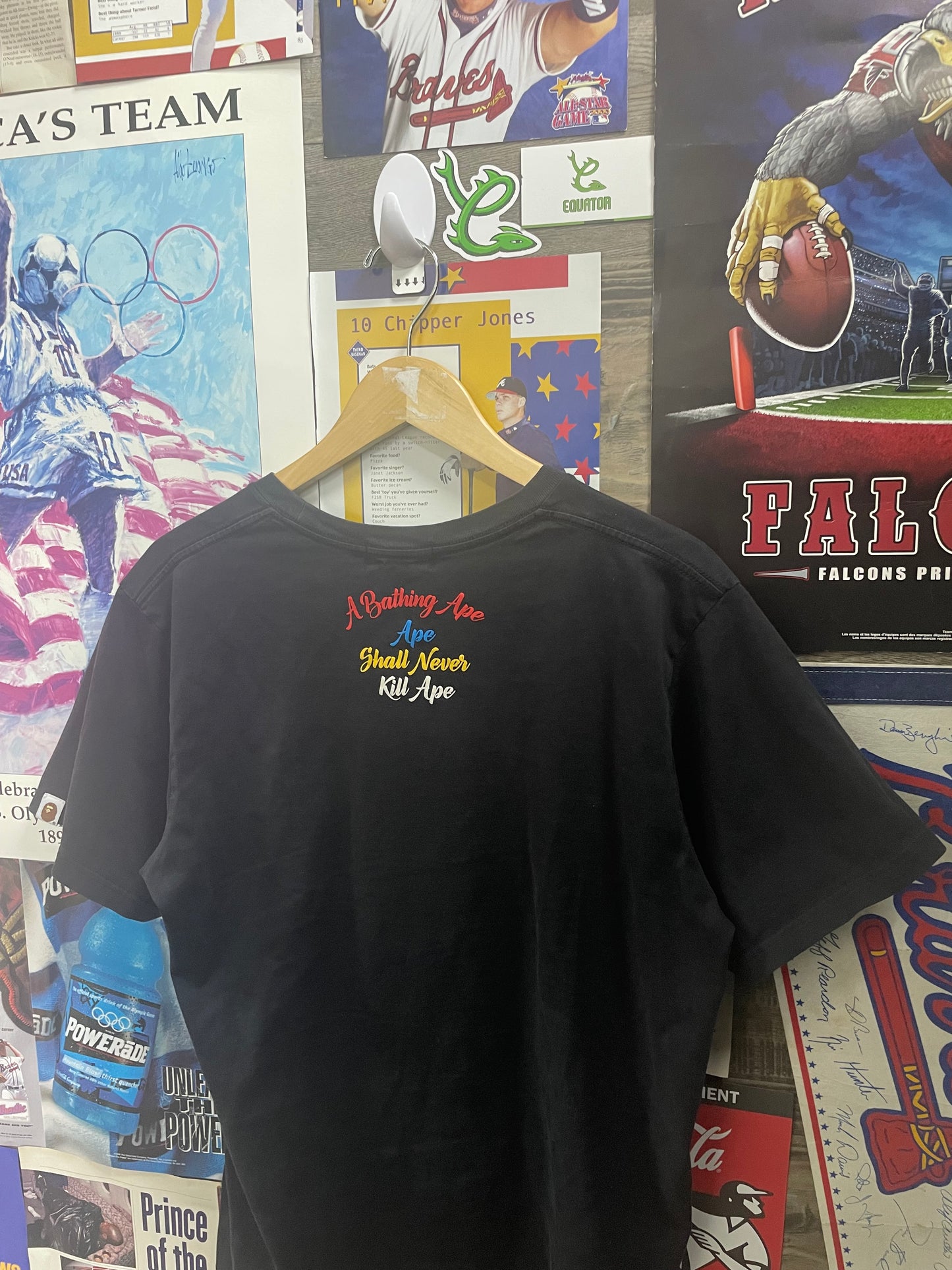 Bape Multicolor College Tee L