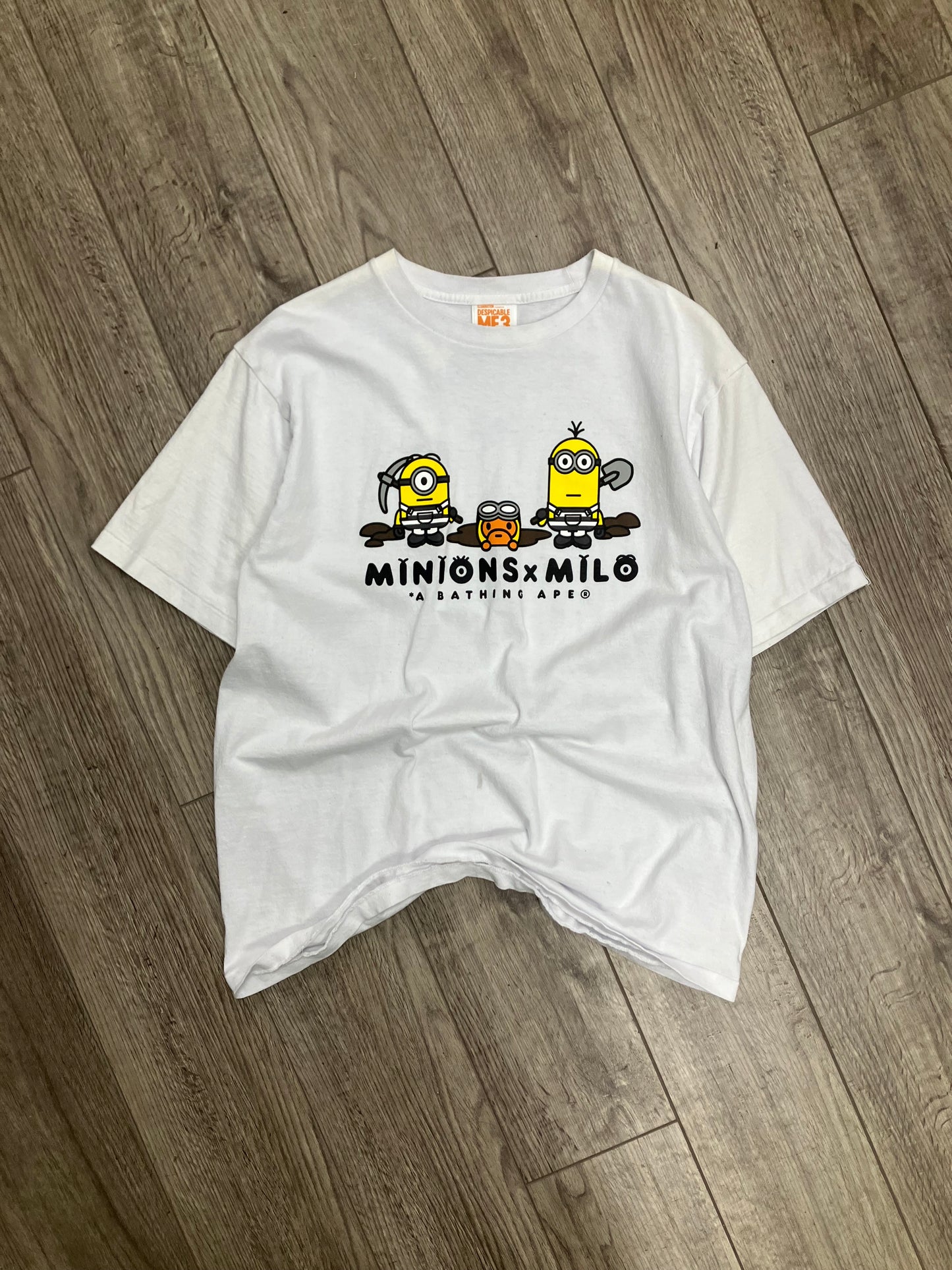 Bape Despicable Me Tee Sz L