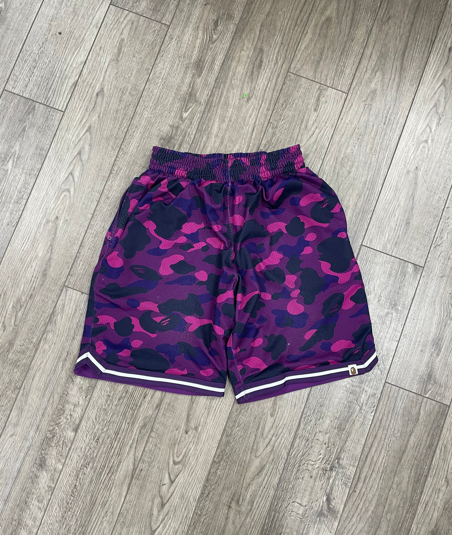 XL - Bape Camo Basketball Shorts