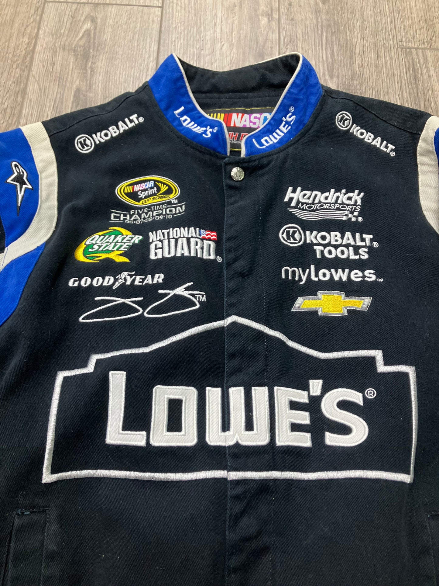 Vintage Jeff Hamilton Jimmie Johnson NASCAR Jacket XL